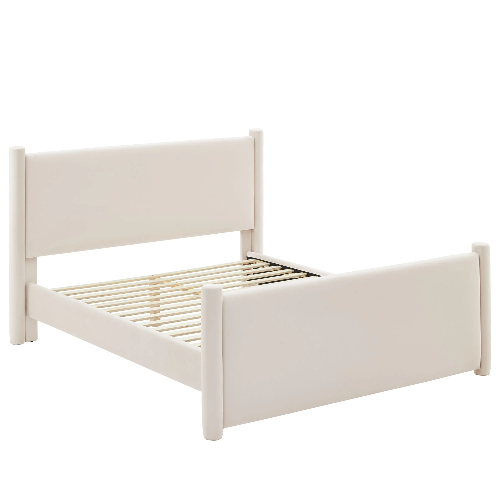 Rael Performance Velvet King Platform Bed by Modway - Image 3