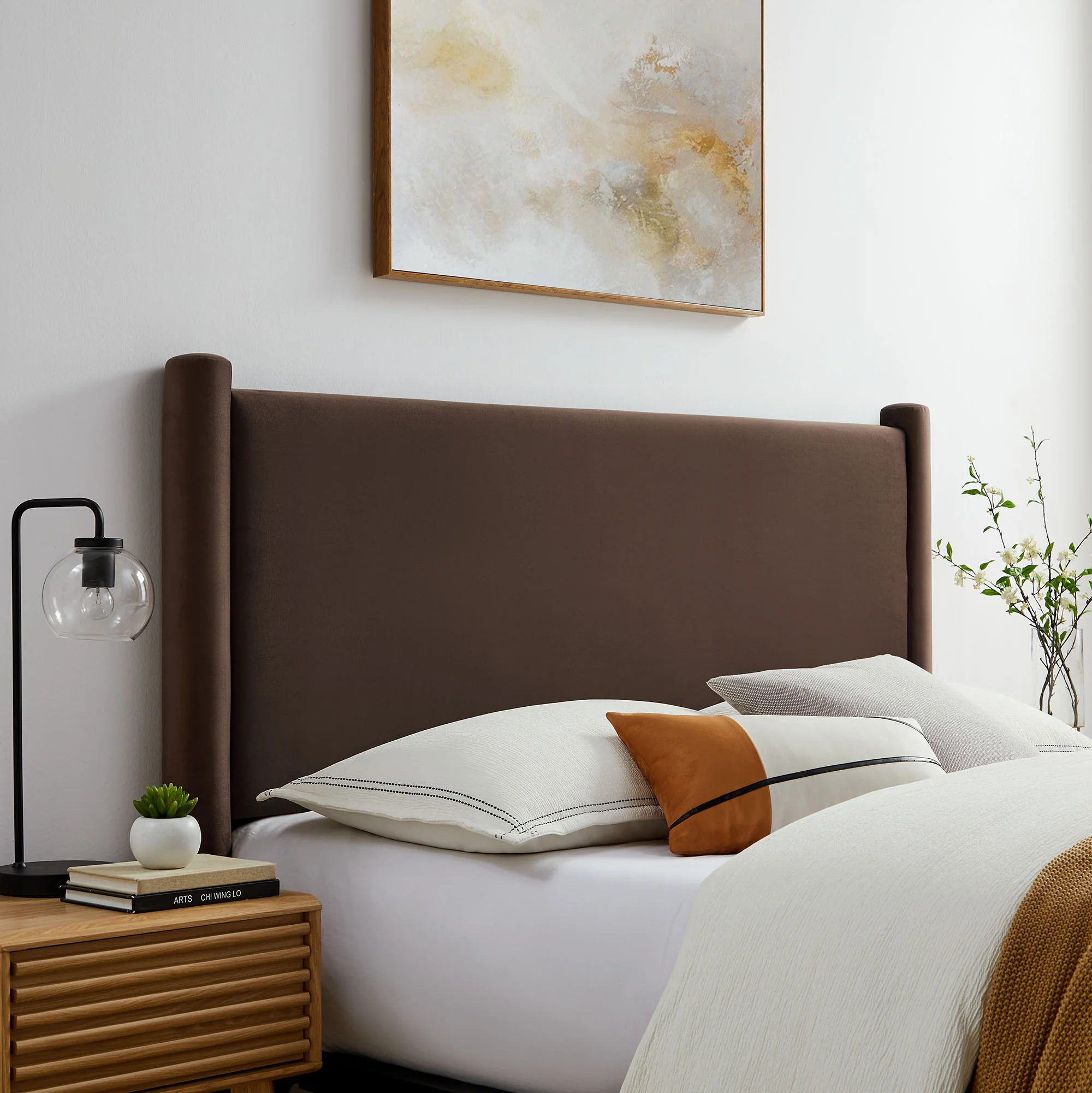 Rael Performance Velvet Queen Headboard by Modway - Image 12