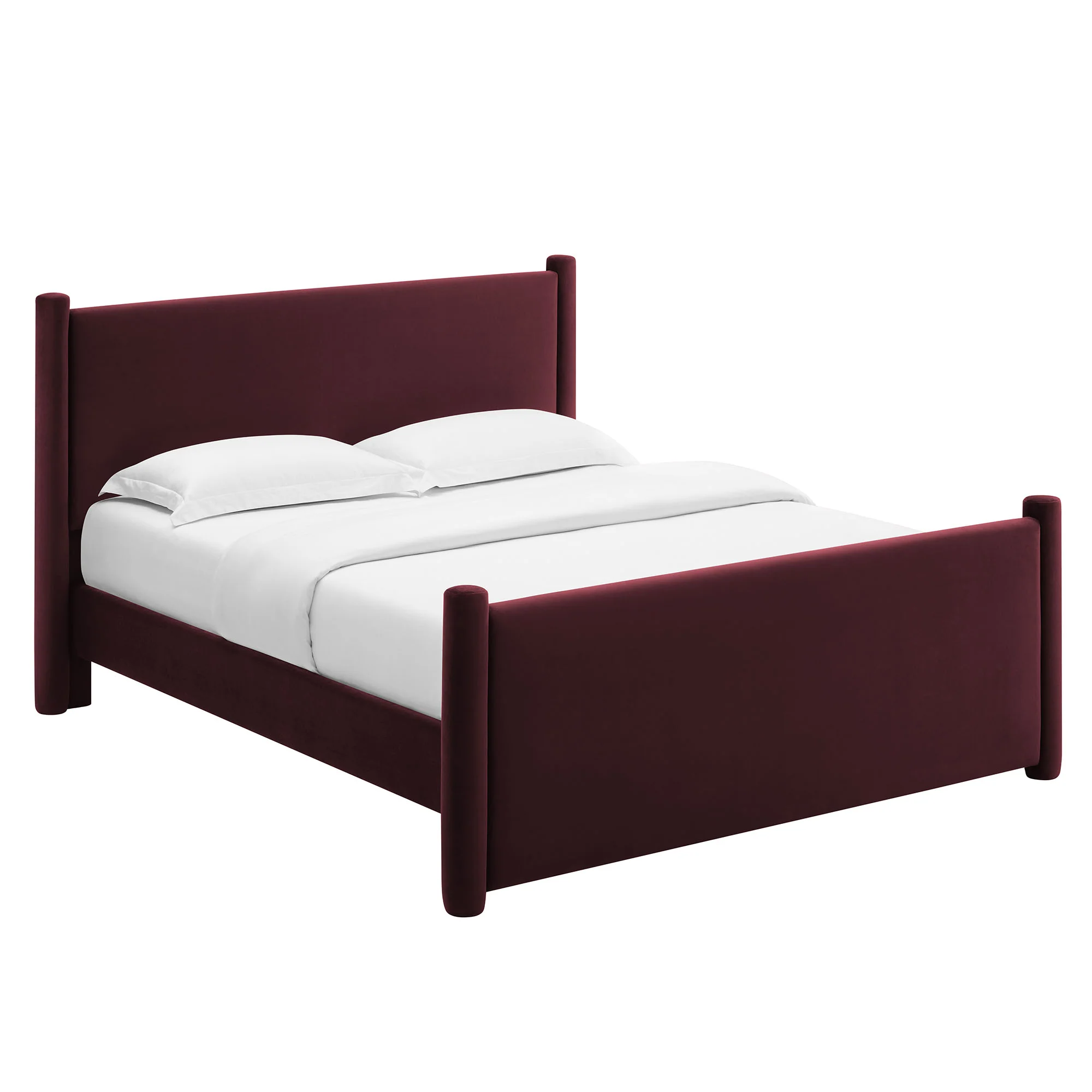 Rael Performance Velvet Queen Platform Bed by Modway - Image 19