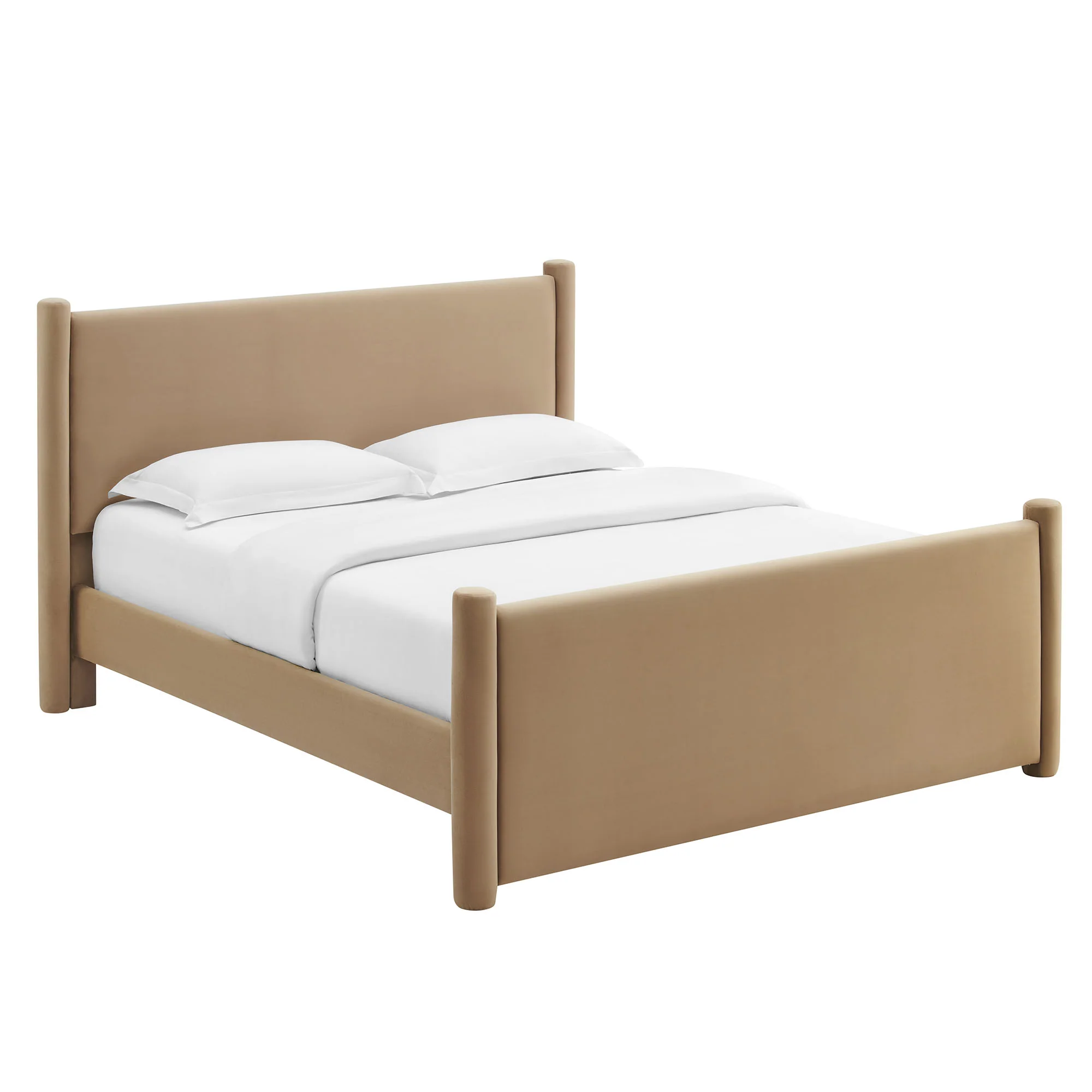 Rael Performance Velvet Queen Platform Bed by Modway - Image 28