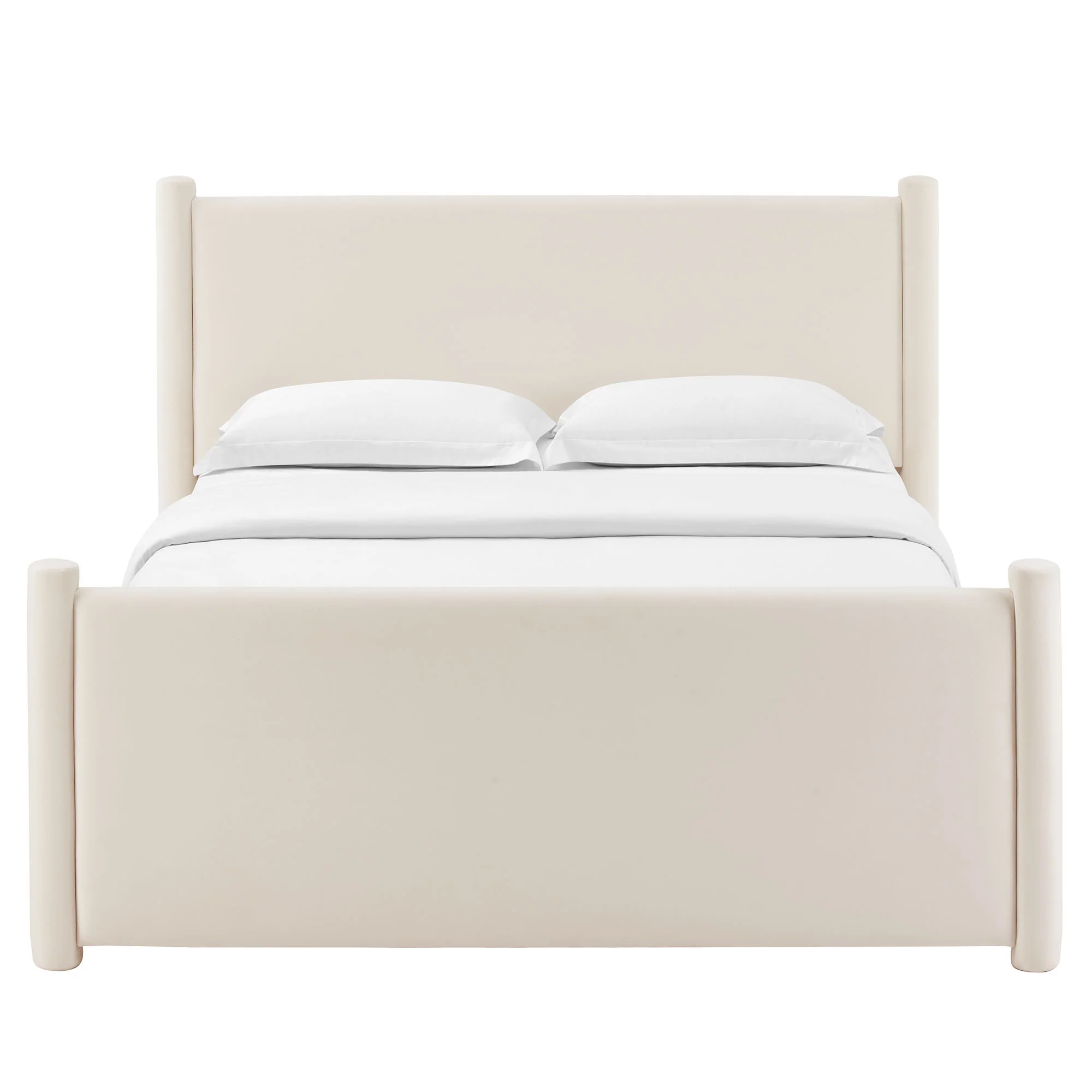 Rael Performance Velvet Queen Platform Bed by Modway - Image 5