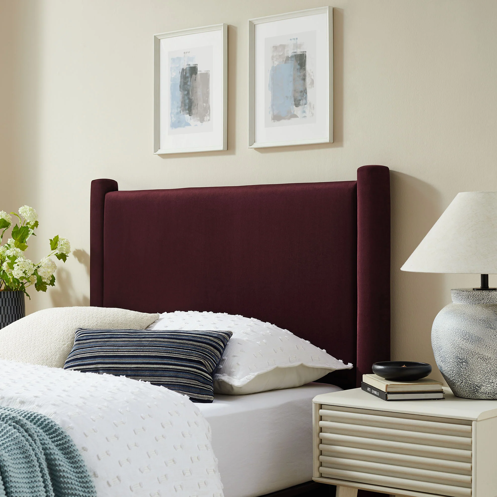 Rael Performance Velvet Twin Headboard by Modway - Image 19