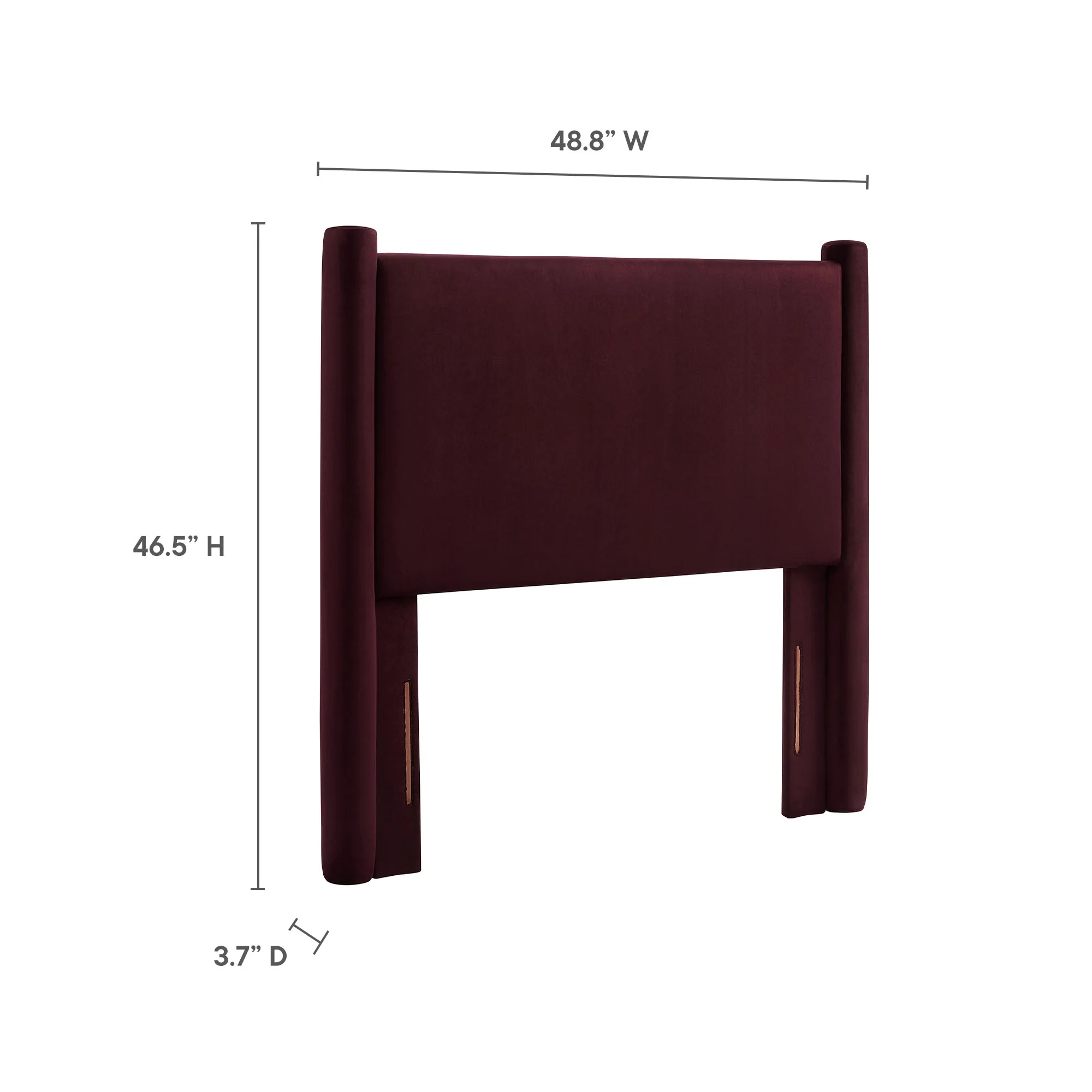 Rael Performance Velvet Twin Headboard by Modway - Image 21