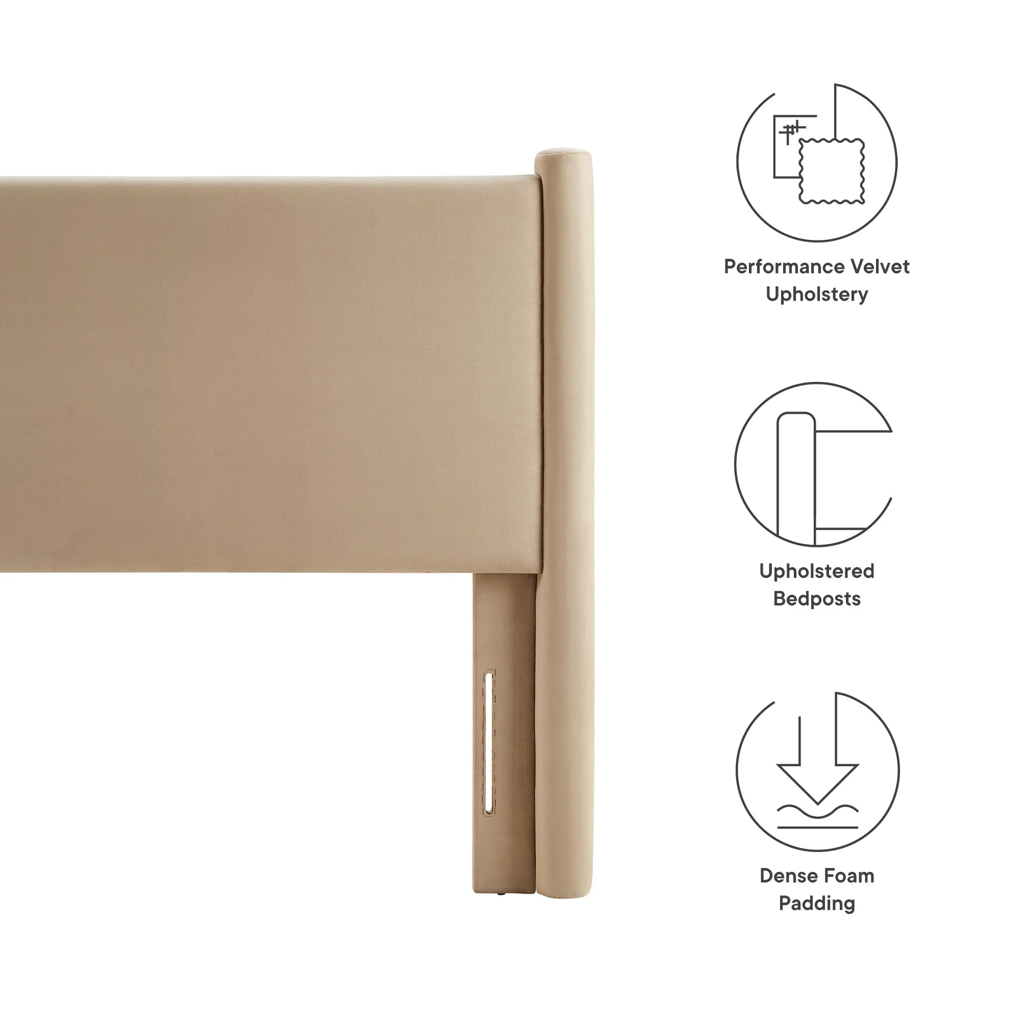 Rael Performance Velvet Twin Headboard by Modway - Image 27