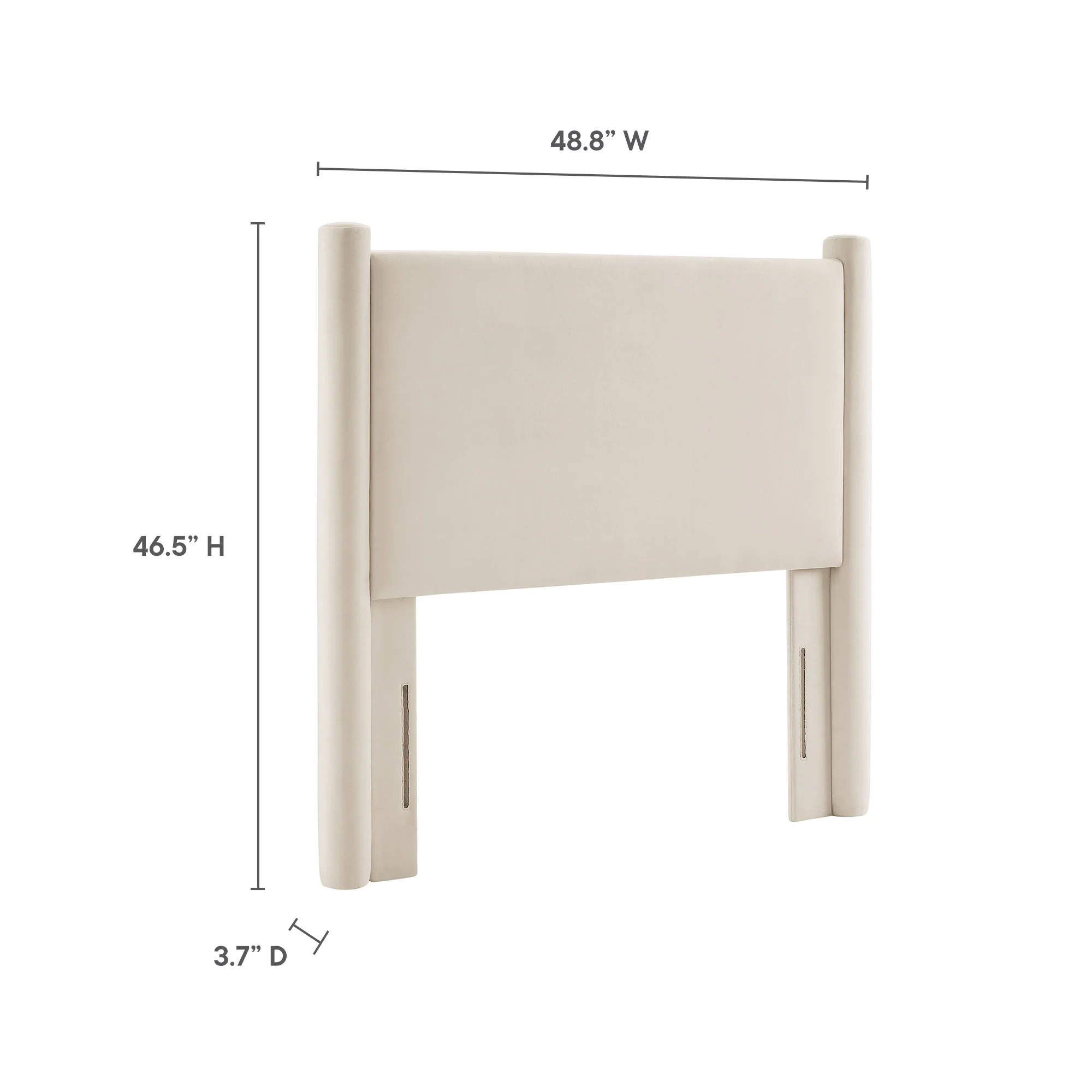 Rael Performance Velvet Twin Headboard by Modway - Image 7