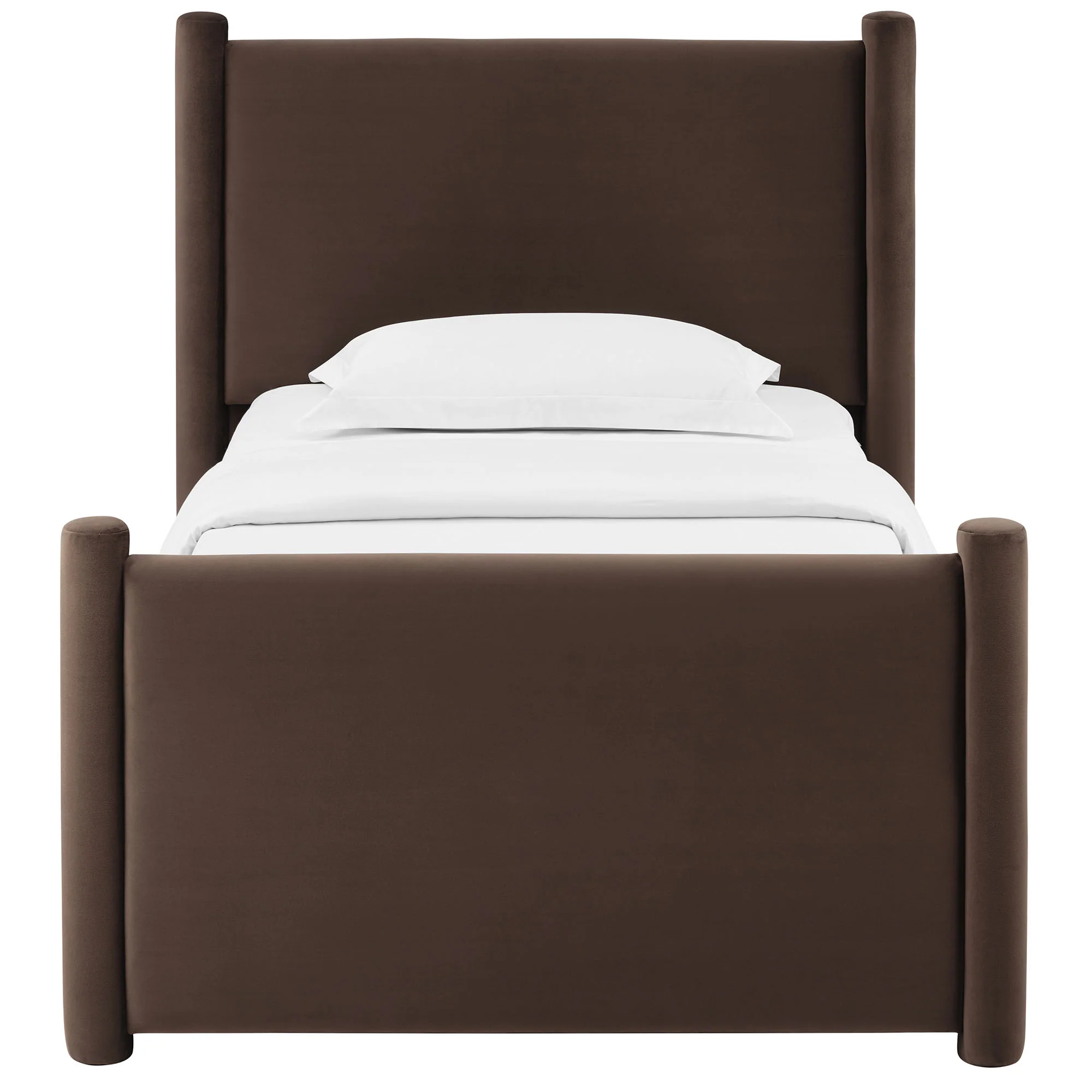 Rael Performance Velvet Twin Platform Bed by Modway - Image 13