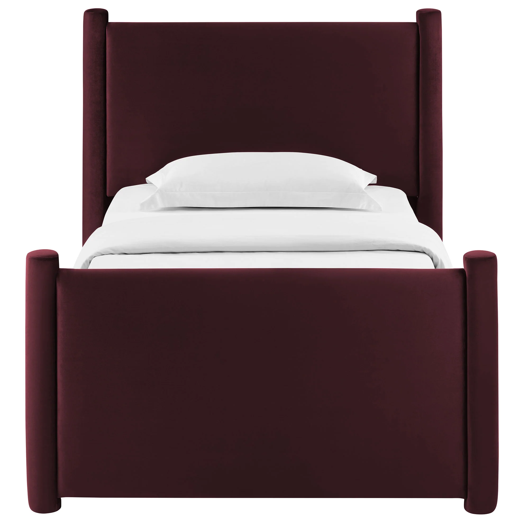 Rael Performance Velvet Twin Platform Bed by Modway - Image 22