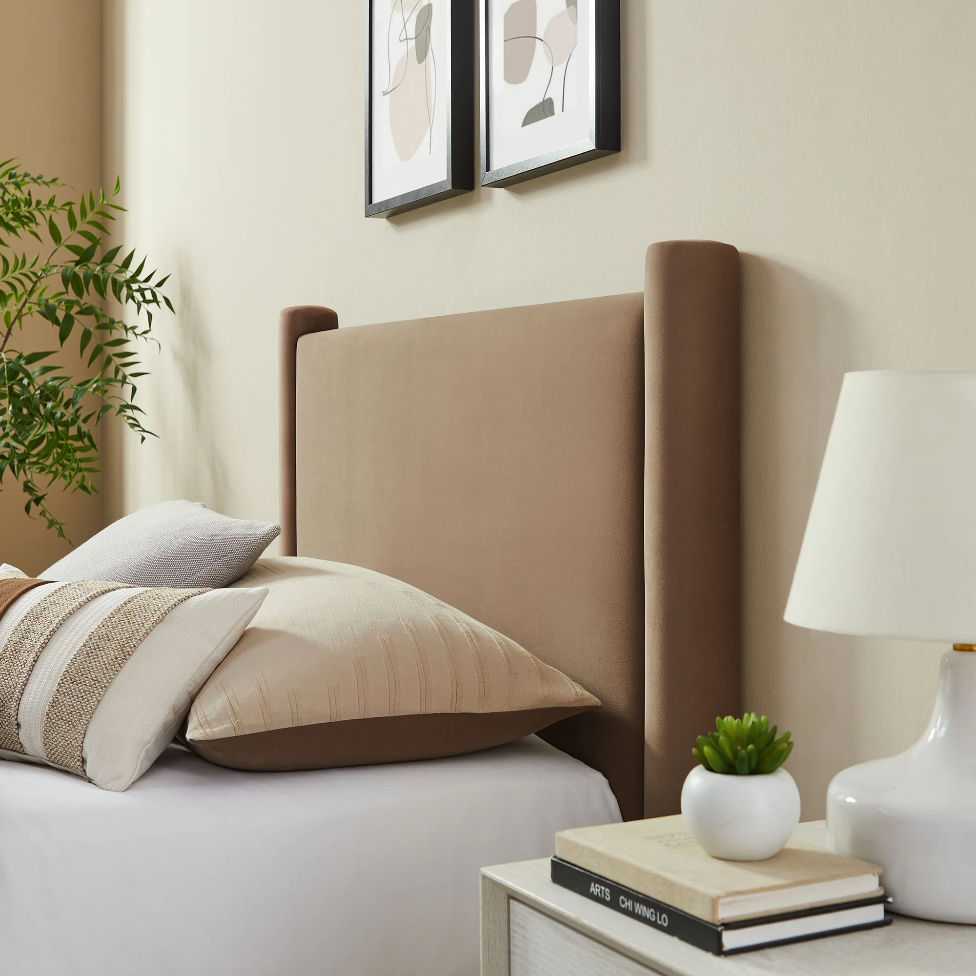 Rael Performance Velvet Twin Platform Bed by Modway - Image 33