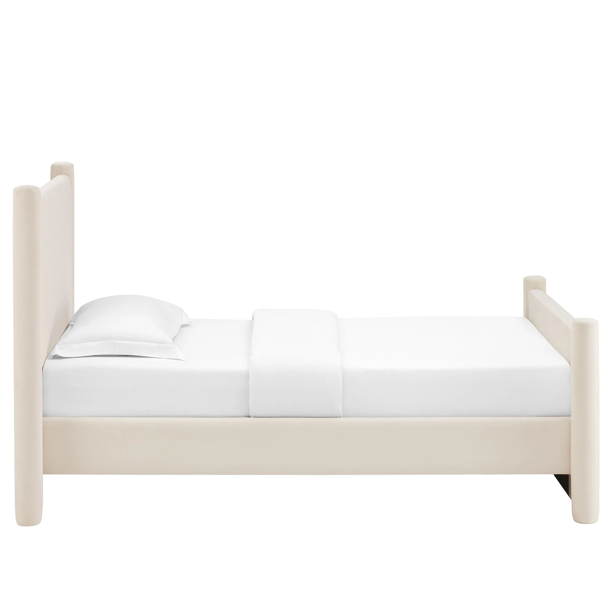 Rael Performance Velvet Twin Platform Bed by Modway - Image 4