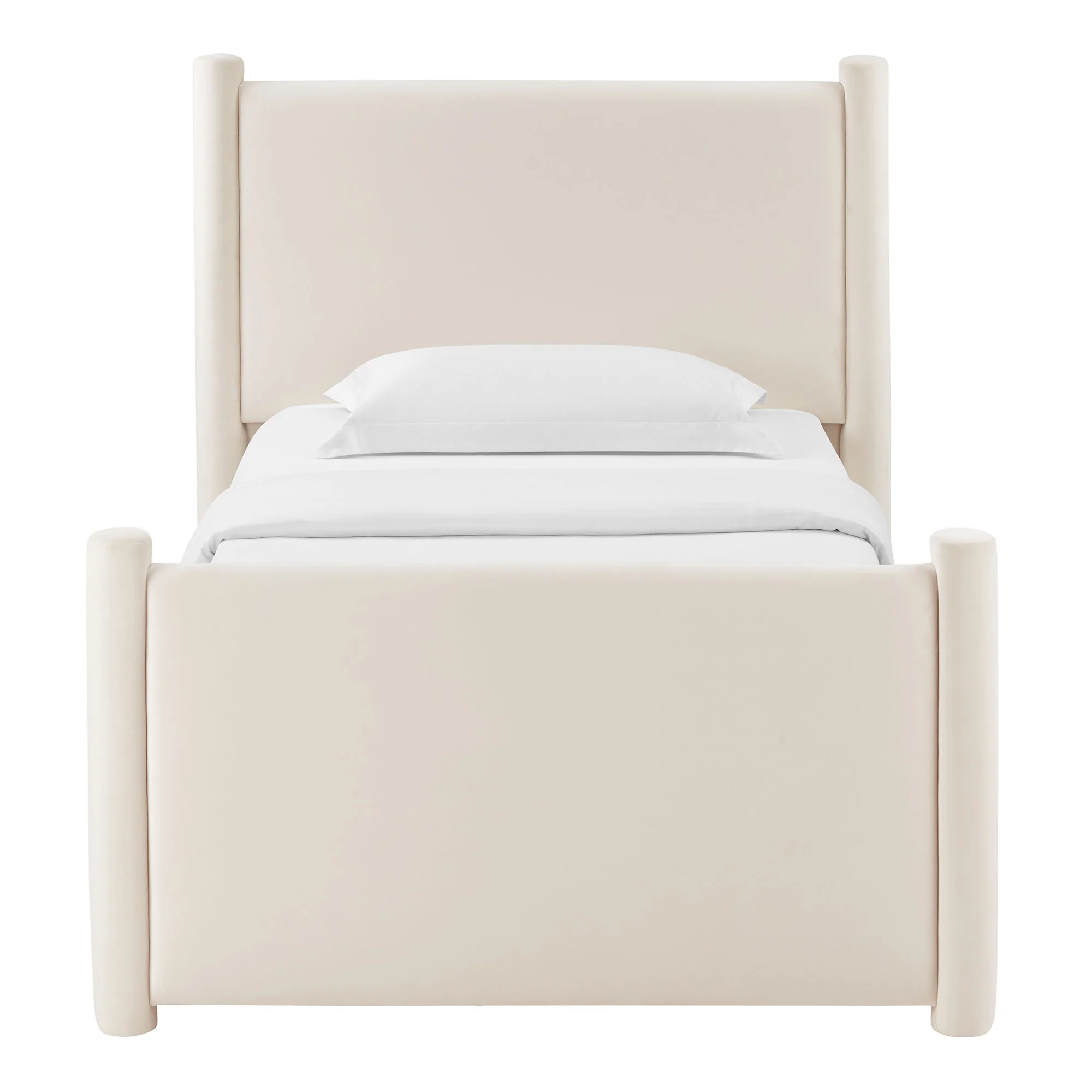 Rael Performance Velvet Twin Platform Bed by Modway - Image 5