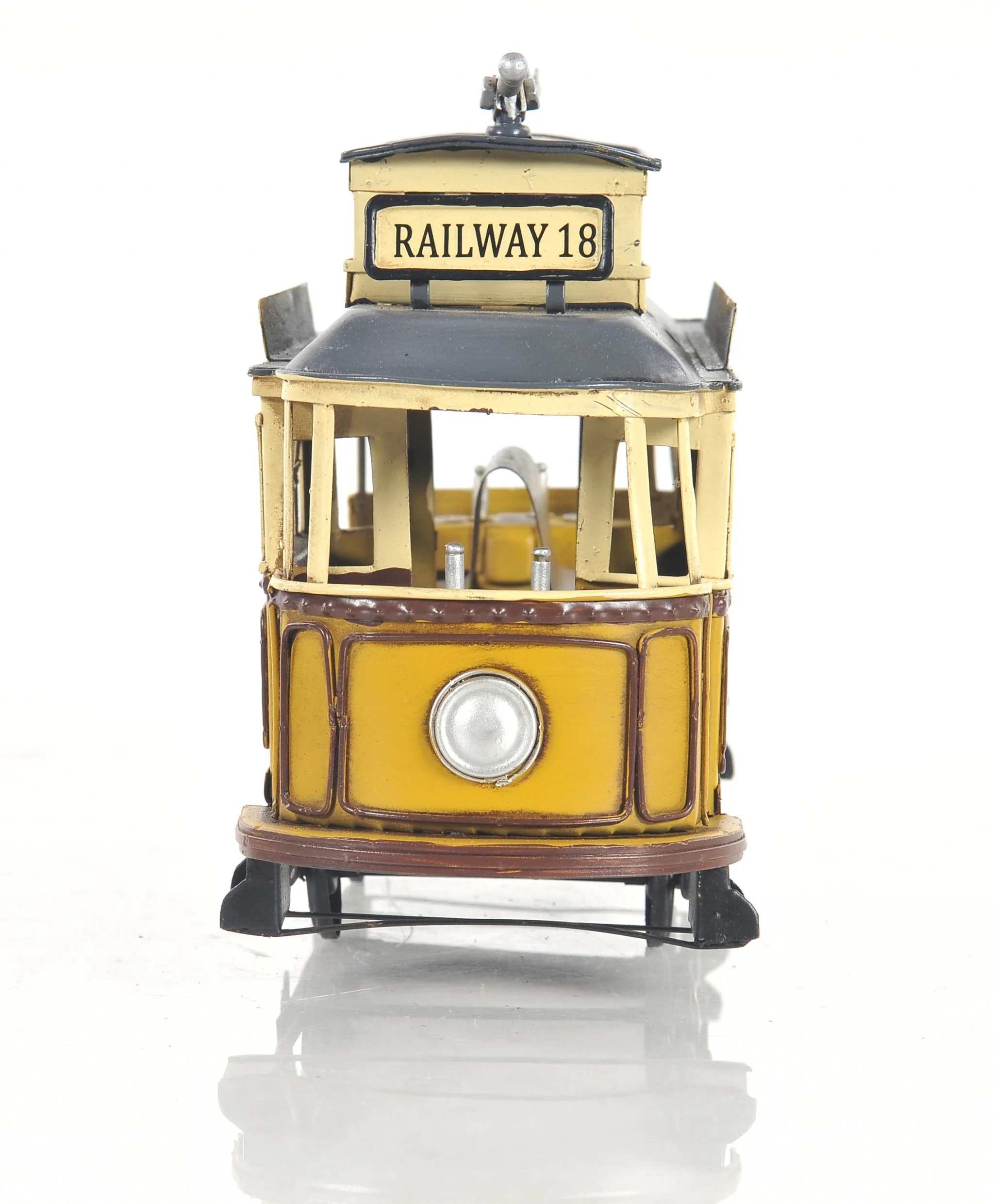 Railway Cable Car Sculpture By Homeroots - Image 3