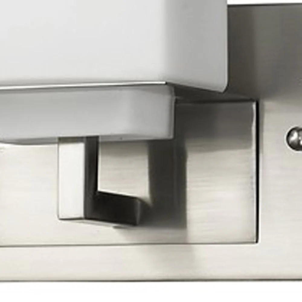 Rampart 3-Light Satin Nickel Vanity Light With Etched Glass Shades By Homeroots - Image 4