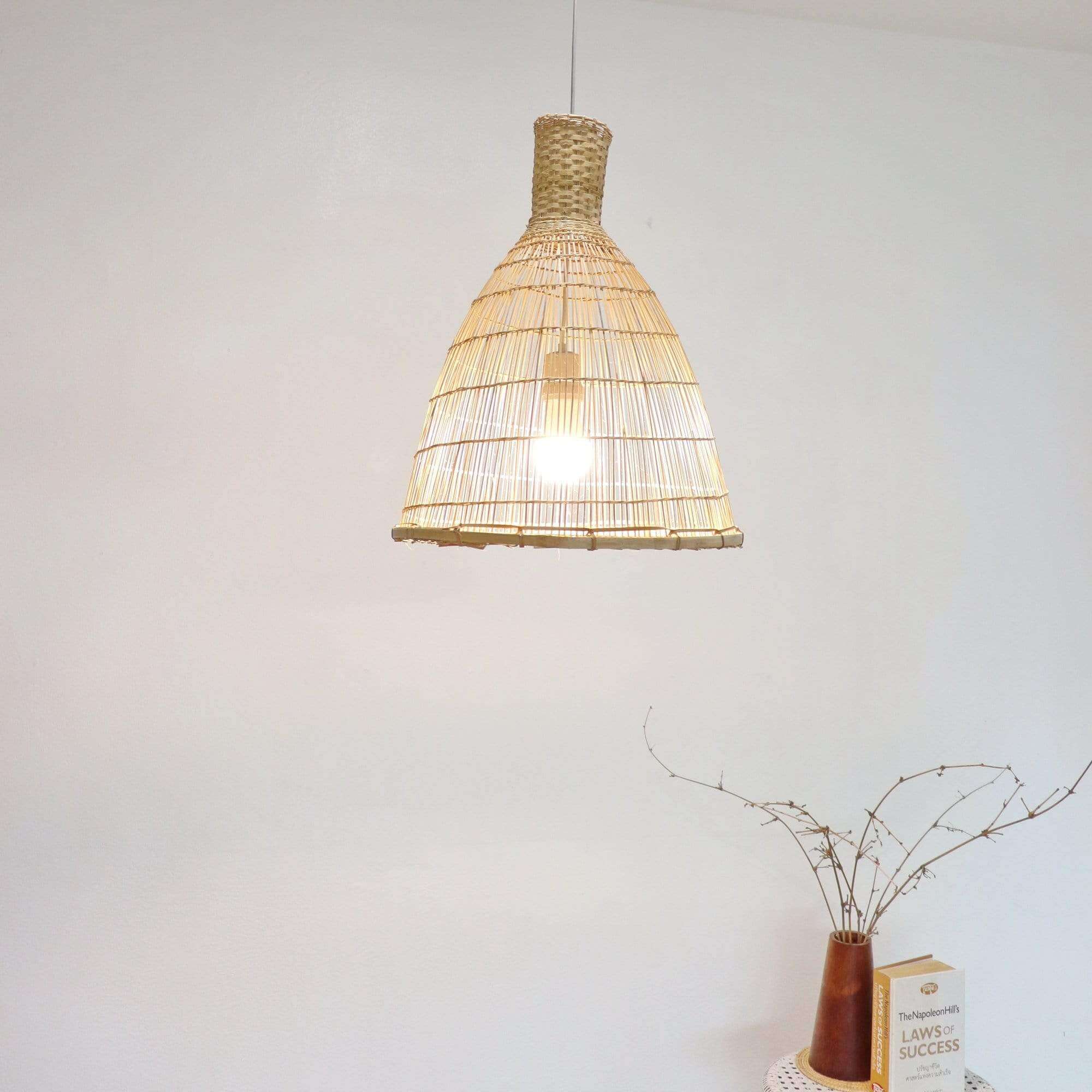 Rasri -  Bamboo Pendant Light Shade By Thaihome - Image 4