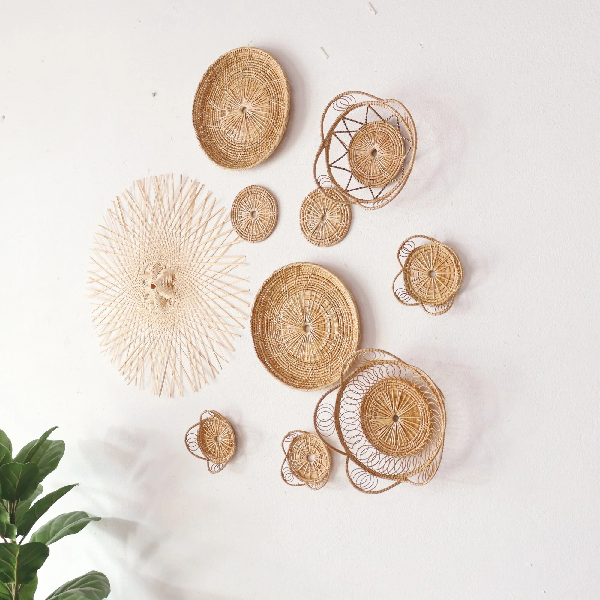 Rat Ta Na Lee La - Wall Hanging Art Decor Set Of 10 By Thaihome - Image 4