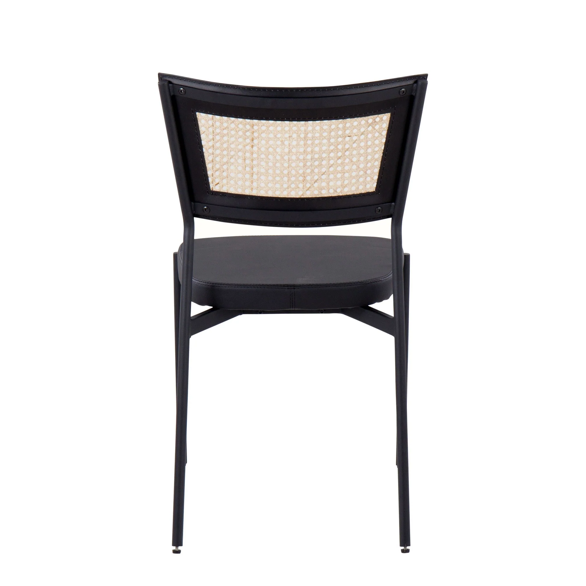 Rattan Tania Dining Chair - Set of 2 Black By LumiSource - Image 7