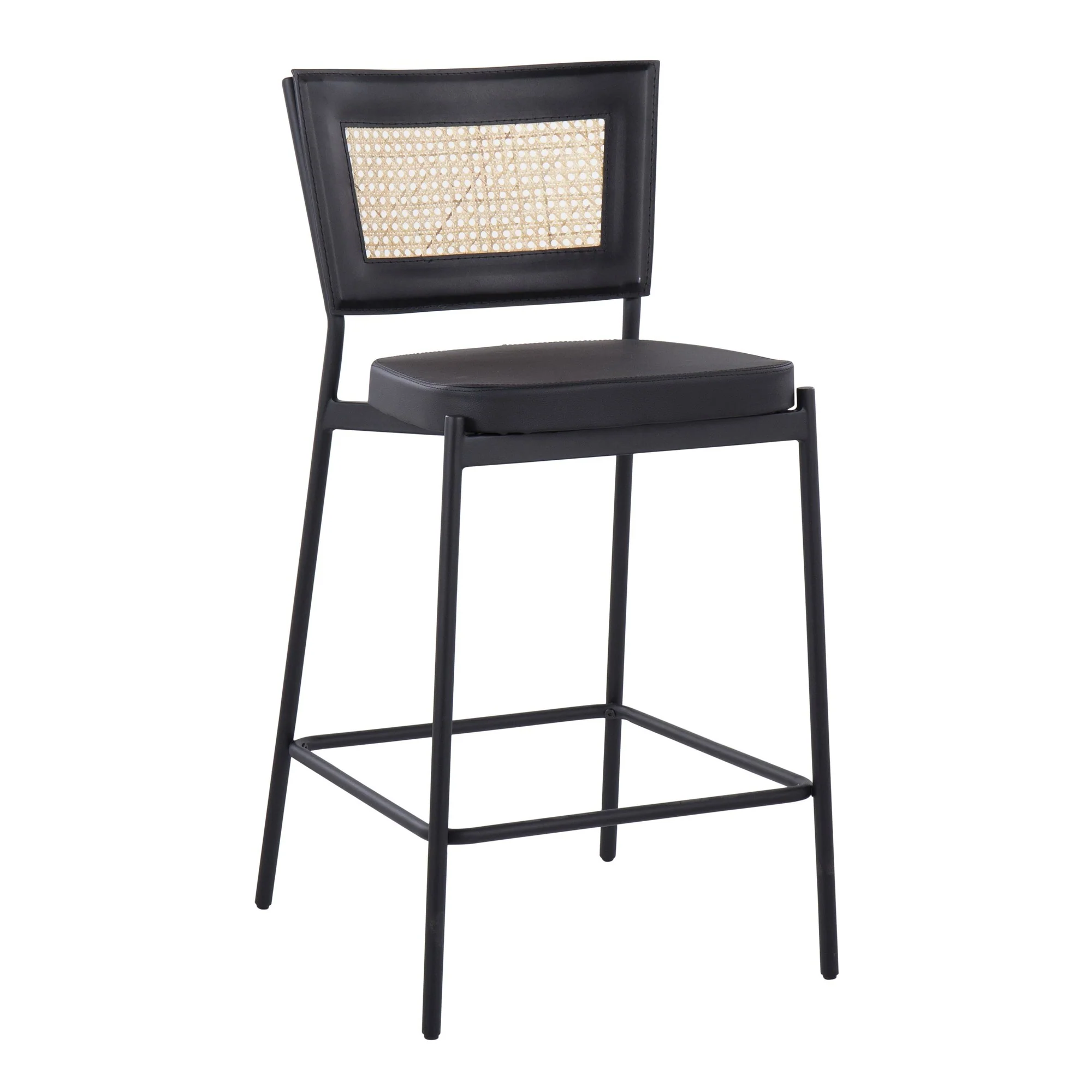 Rattan Tania Counter Stool - Set of 2 By LumiSource - Image 2