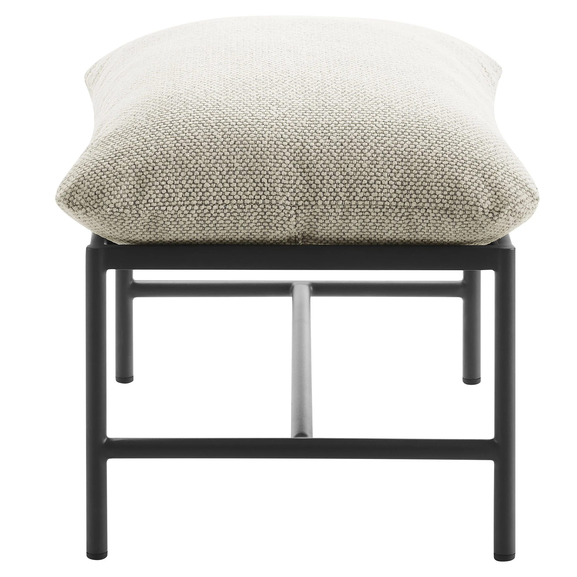 Raya Outdoor Patio Boucle Ottoman by Modway - Image 10