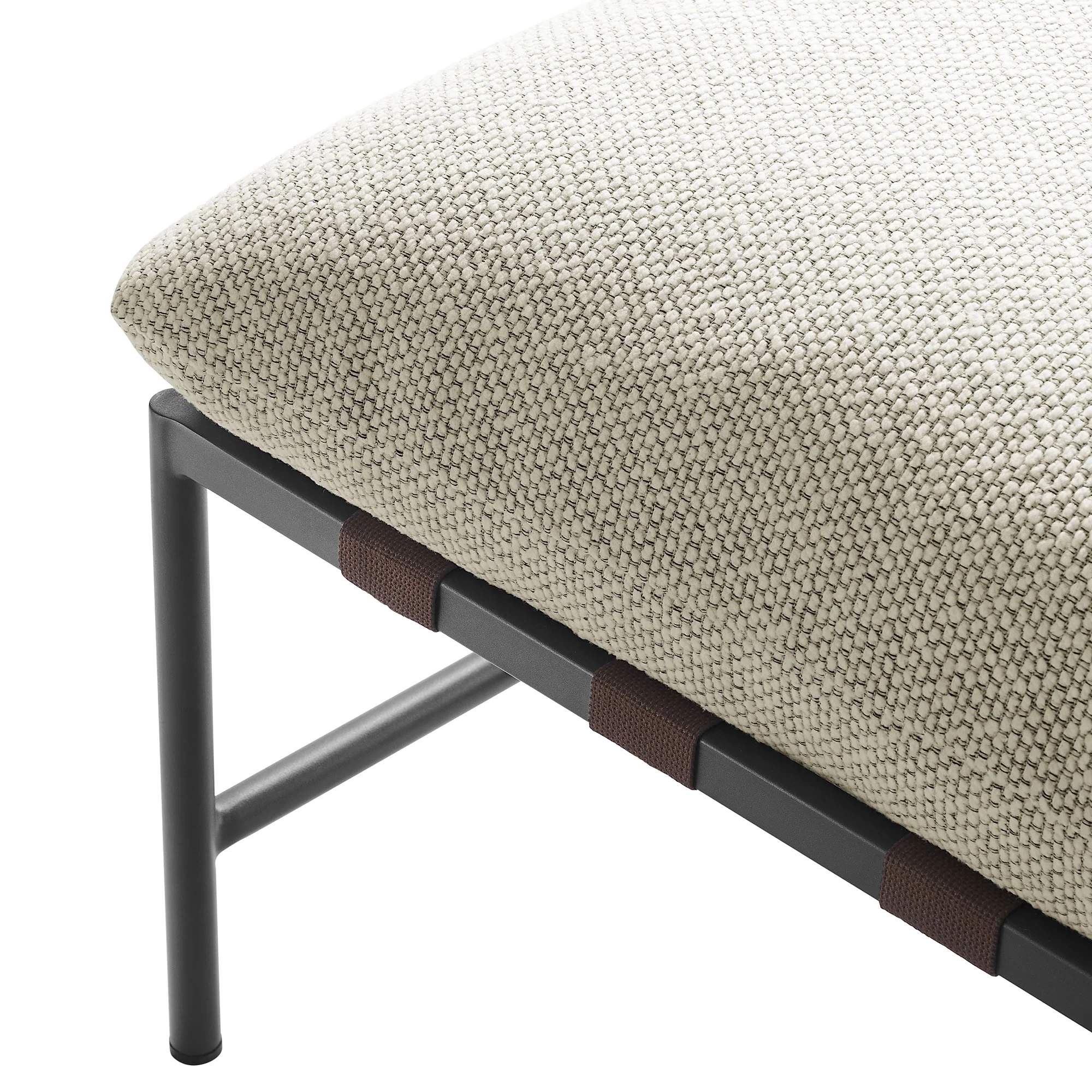 Raya Outdoor Patio Boucle Ottoman by Modway - Image 12