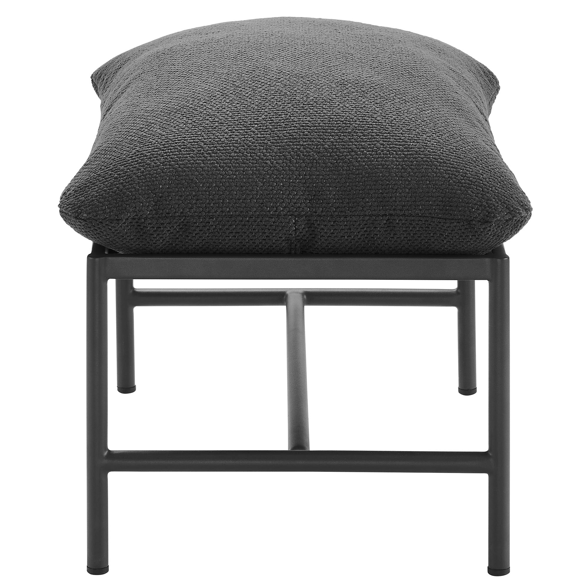 Raya Outdoor Patio Boucle Ottoman by Modway - Image 3