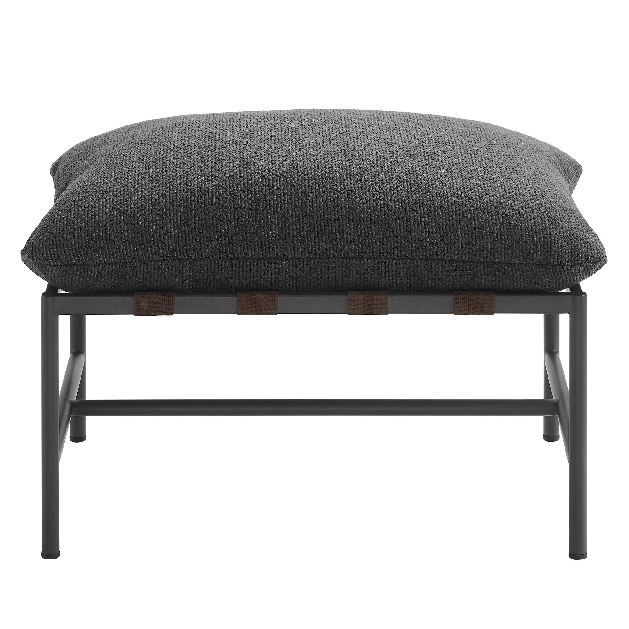 Raya Outdoor Patio Boucle Ottoman by Modway - Image 4