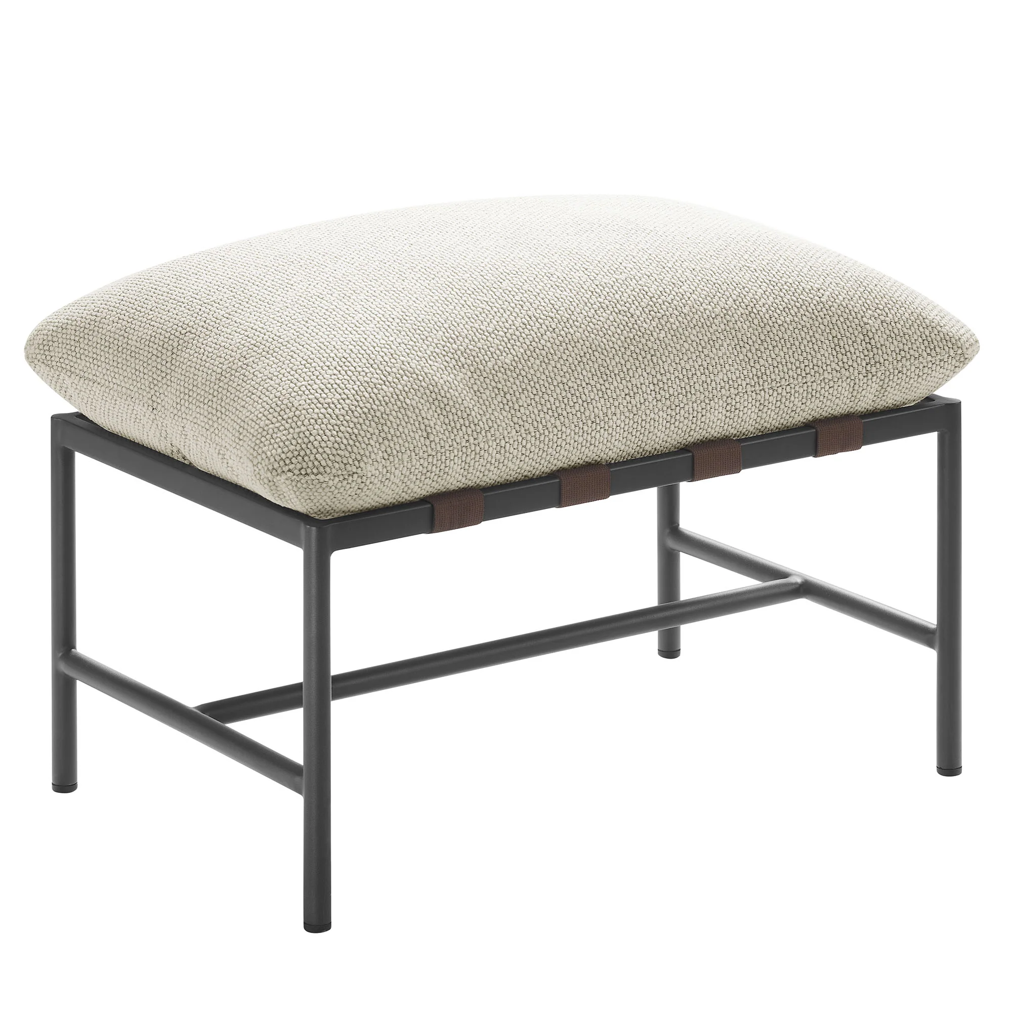 Raya Outdoor Patio Boucle Ottoman by Modway - Image 9