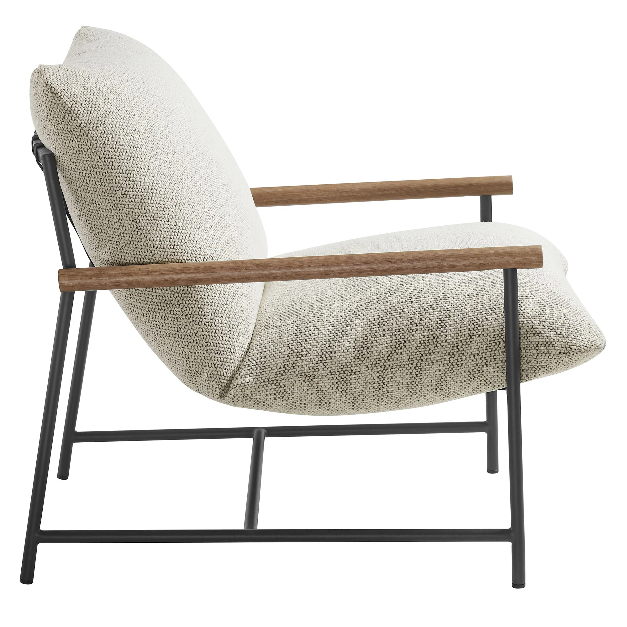 Raya Outdoor Patio Boucle Sling Lounge Chair by Modway - Image 11