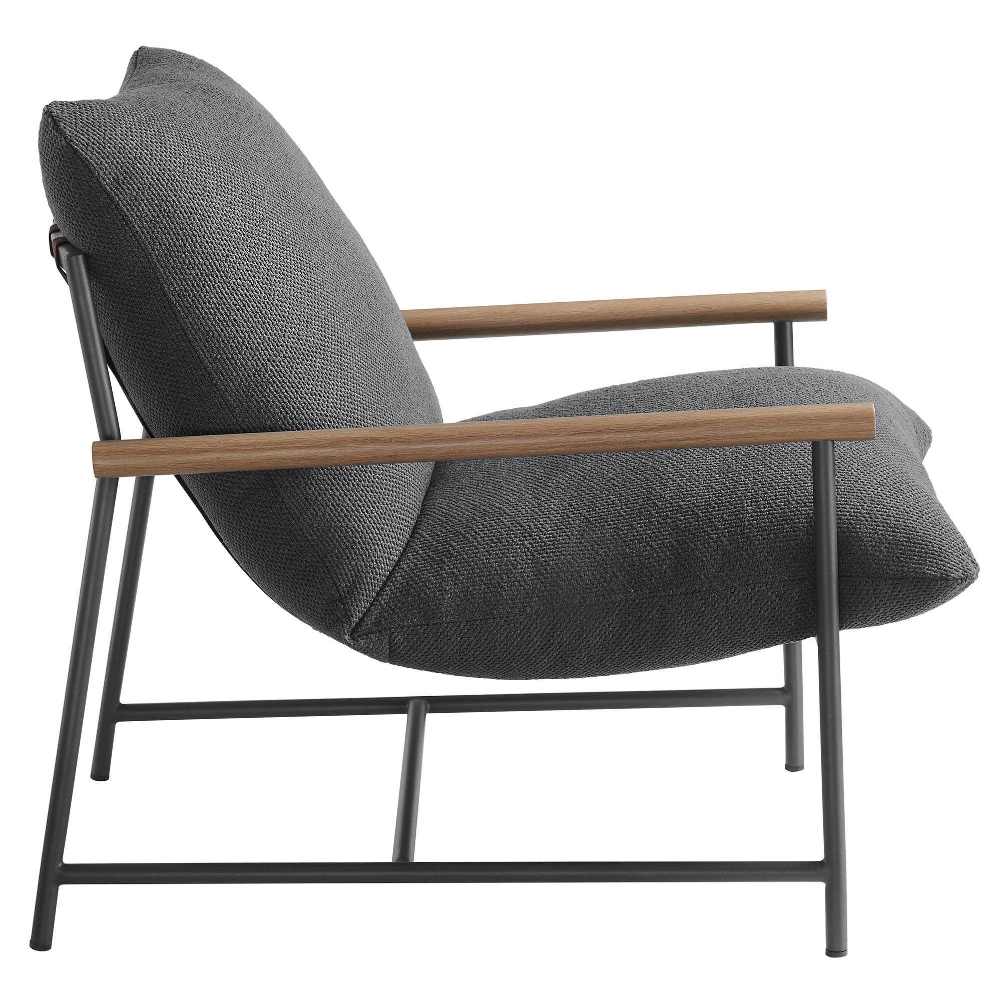 Raya Outdoor Patio Boucle Sling Lounge Chair by Modway - Image 3