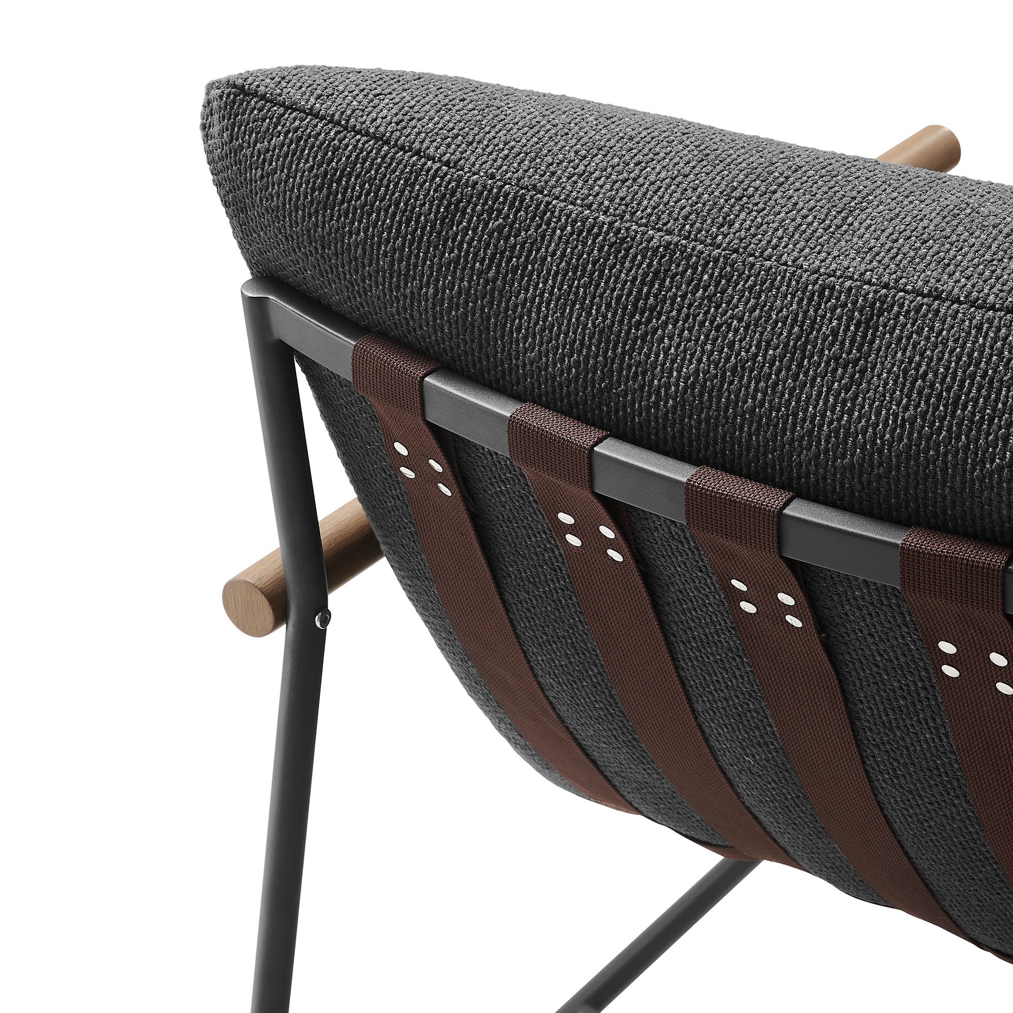 Raya Outdoor Patio Boucle Sling Lounge Chair by Modway - Image 6