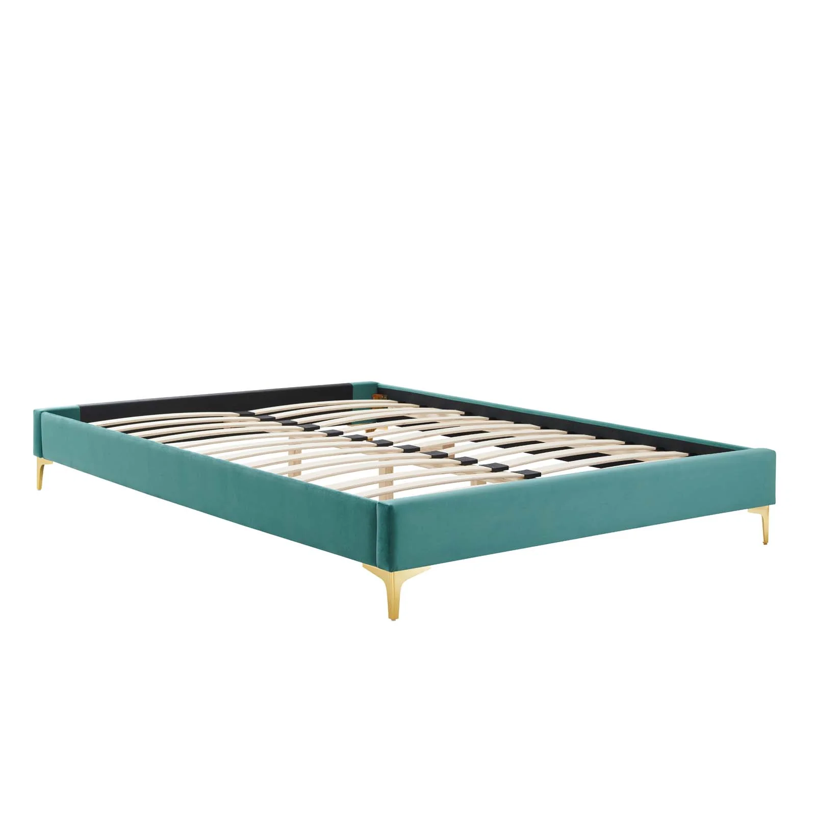 Reagan King Performance Velvet Platform Bed By Modway - MOD-7076 - Image 111