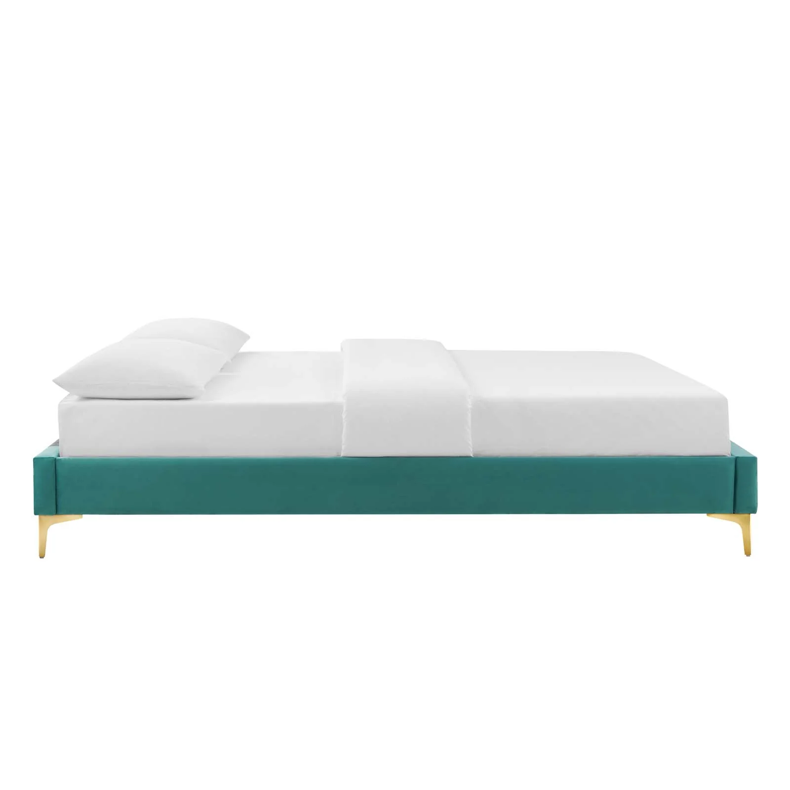 Reagan King Performance Velvet Platform Bed By Modway - MOD-7076 - Image 112