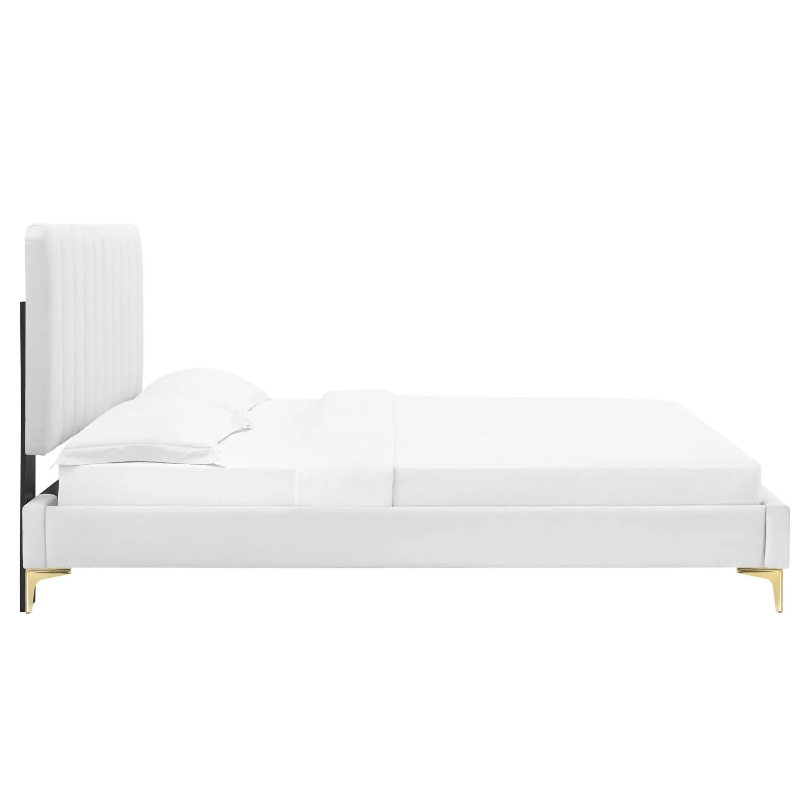 Reagan King Performance Velvet Platform Bed By Modway - MOD-7076 - Image 123
