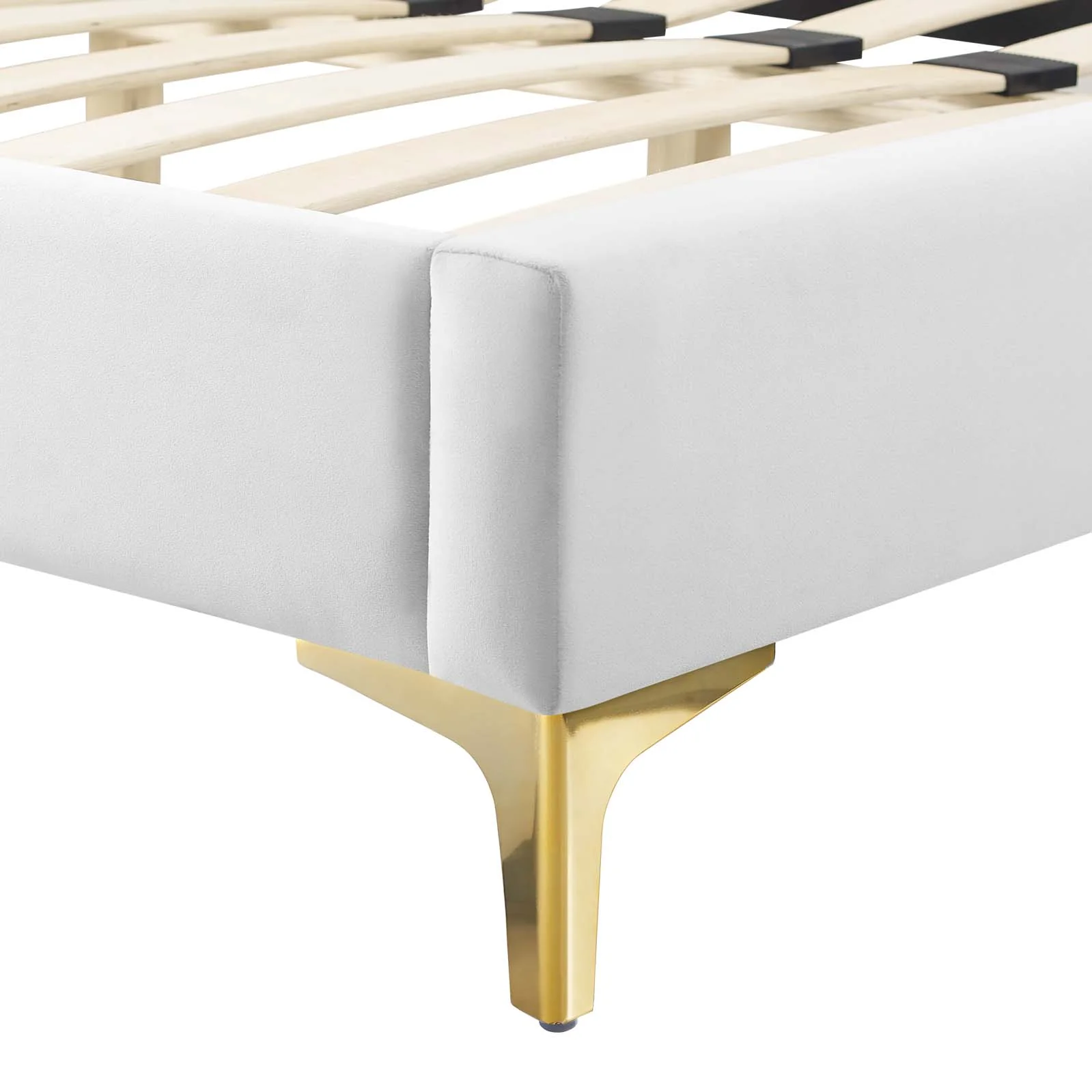 Reagan King Performance Velvet Platform Bed By Modway - MOD-7076 - Image 125