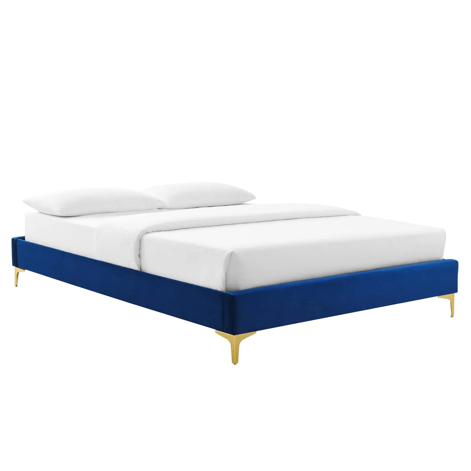 Reagan King Performance Velvet Platform Bed By Modway - MOD-7076 - Image 78