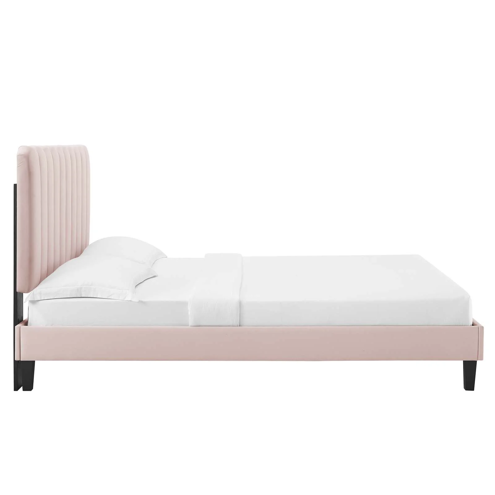Reagan King Performance Velvet Platform Bed By Modway - MOD-7078 - Image 91