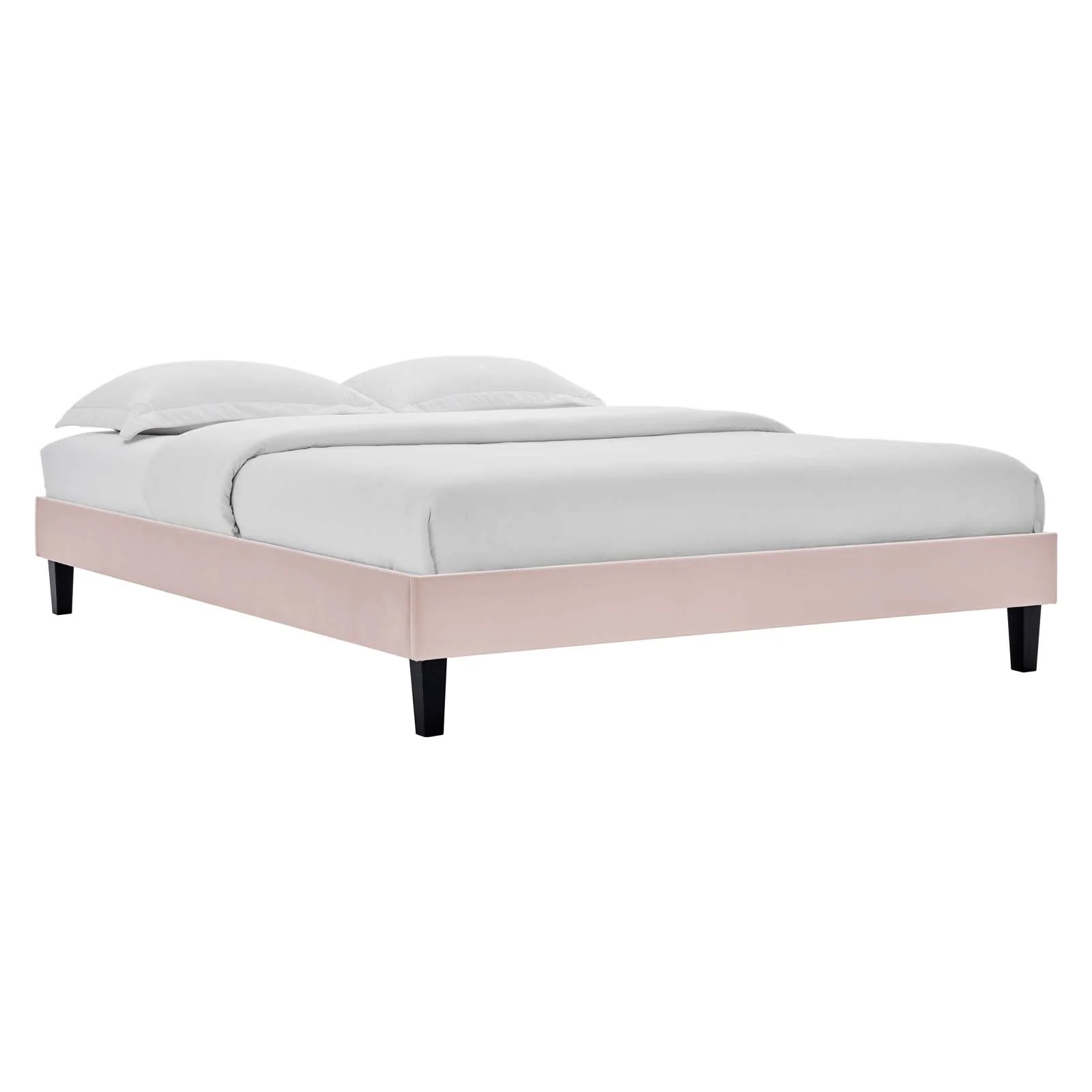 Reagan King Performance Velvet Platform Bed By Modway - MOD-7078 - Image 94