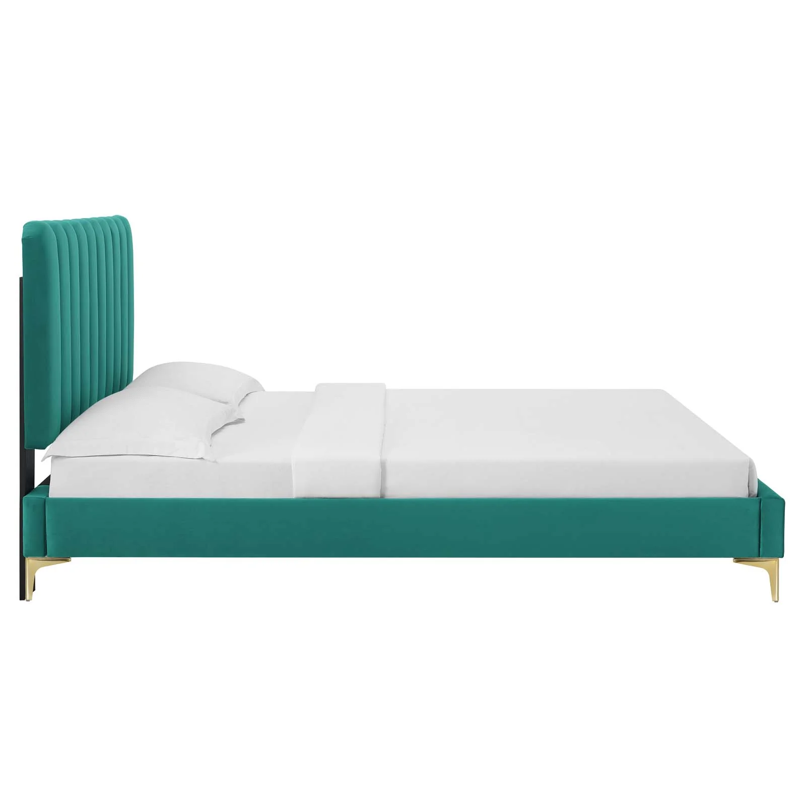 Reagan Queen Performance Velvet Platform Bed By Modway - MOD-6586 - Image 91