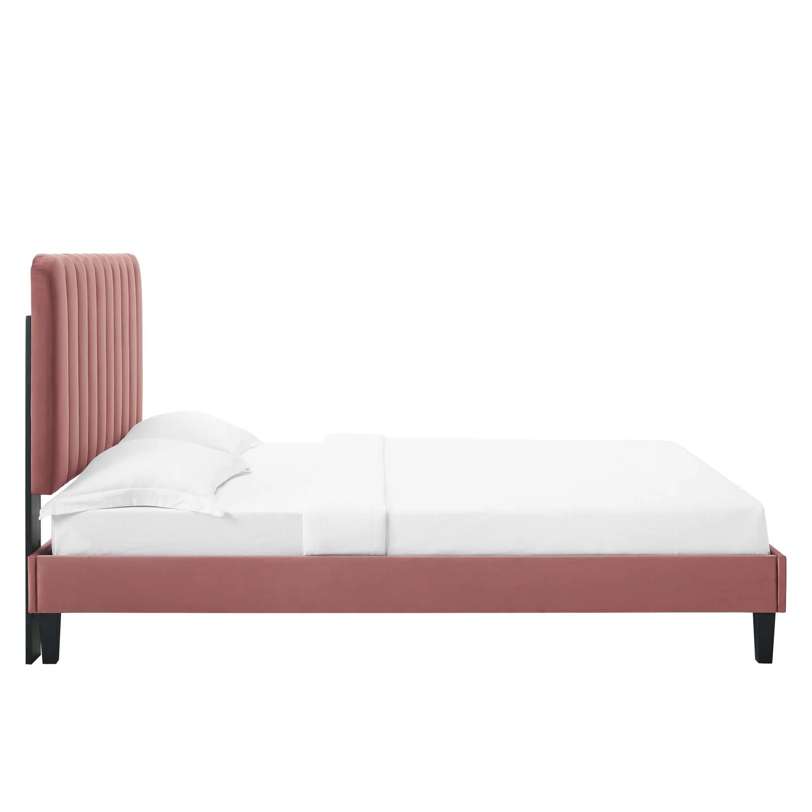 Reagan Queen Performance Velvet Platform Bed By Modway - MOD-6588 - Image 27