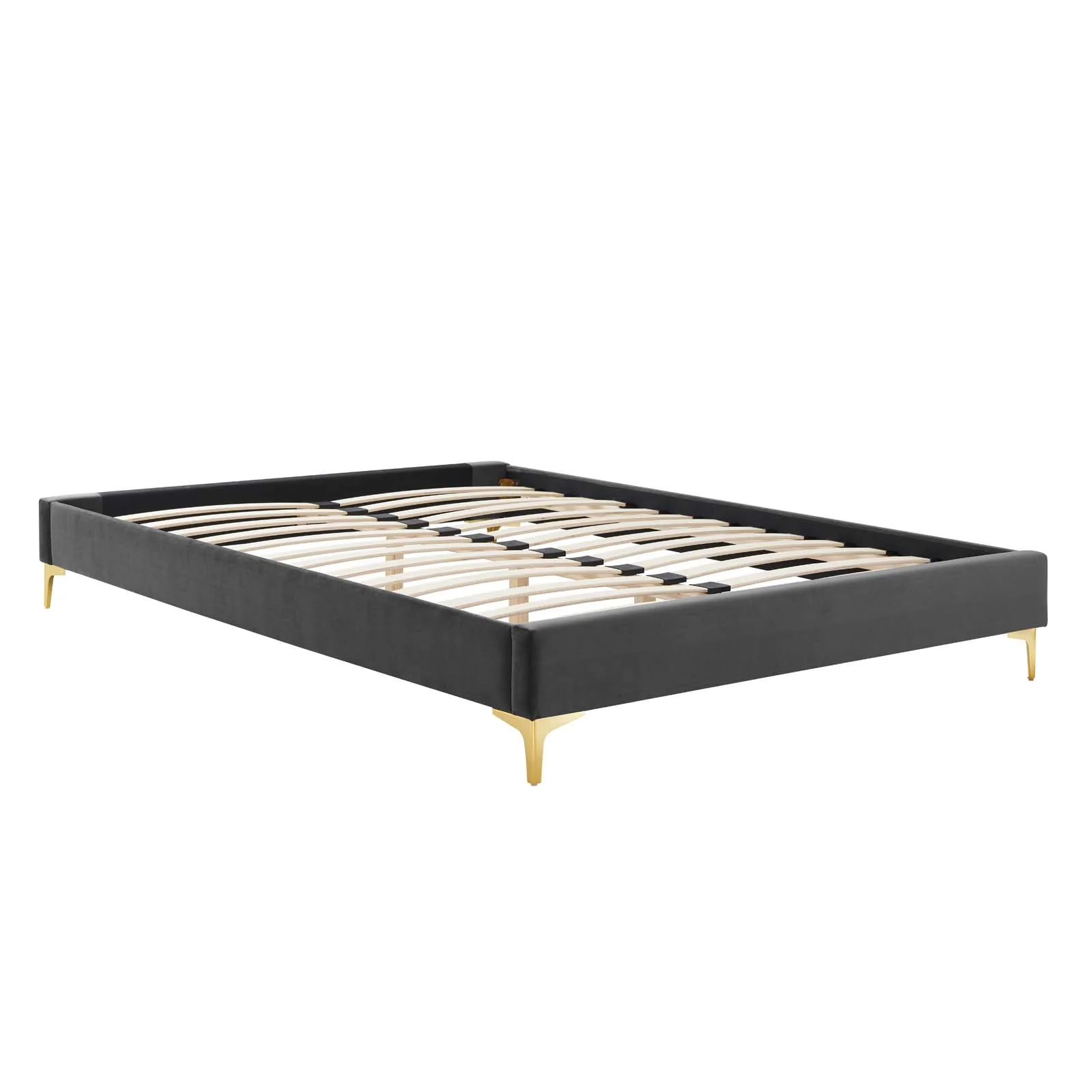 Reagan Twin Performance Velvet Platform Bed By Modway - MOD-6885 - Image 15
