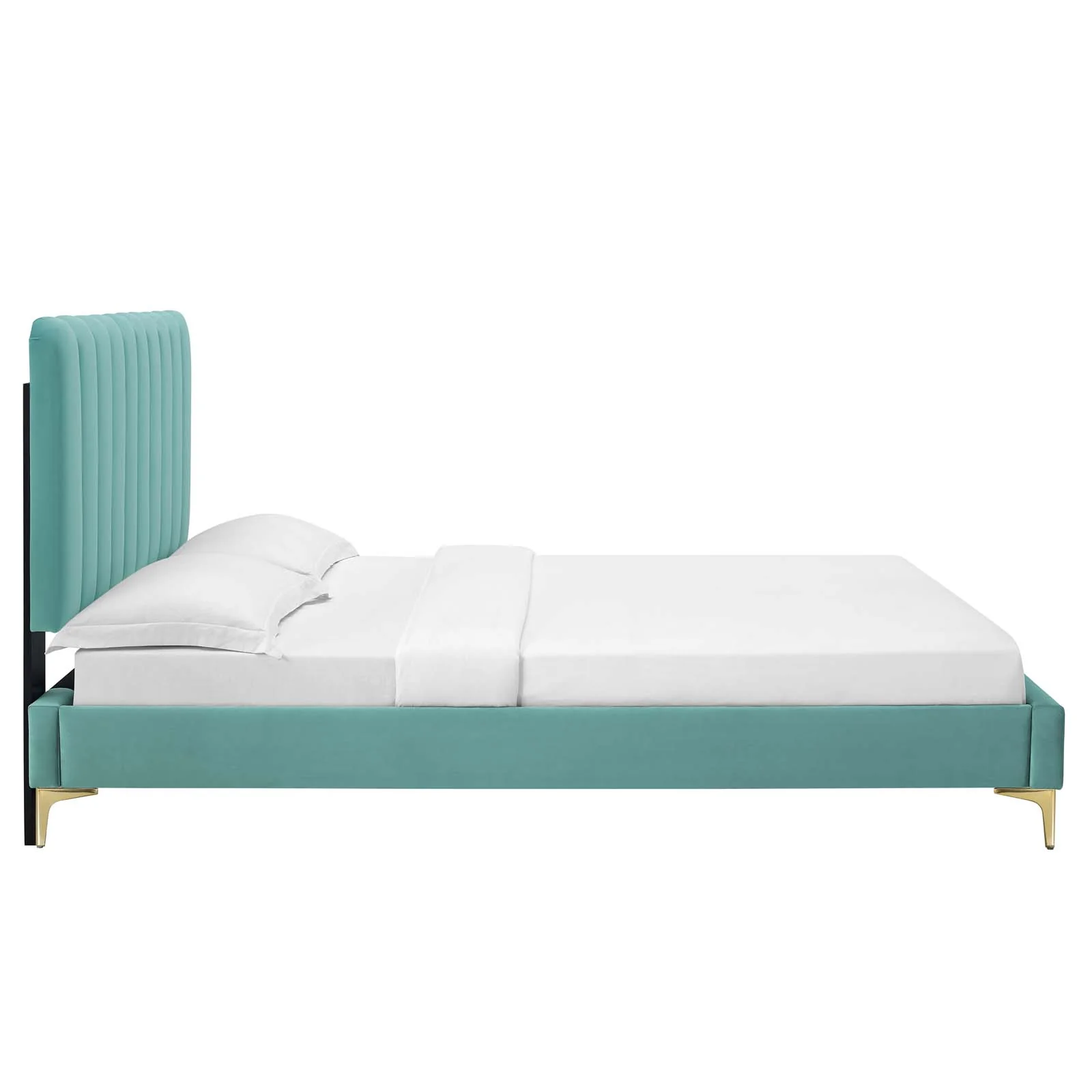 Reagan Twin Performance Velvet Platform Bed By Modway - MOD-6885 - Image 59