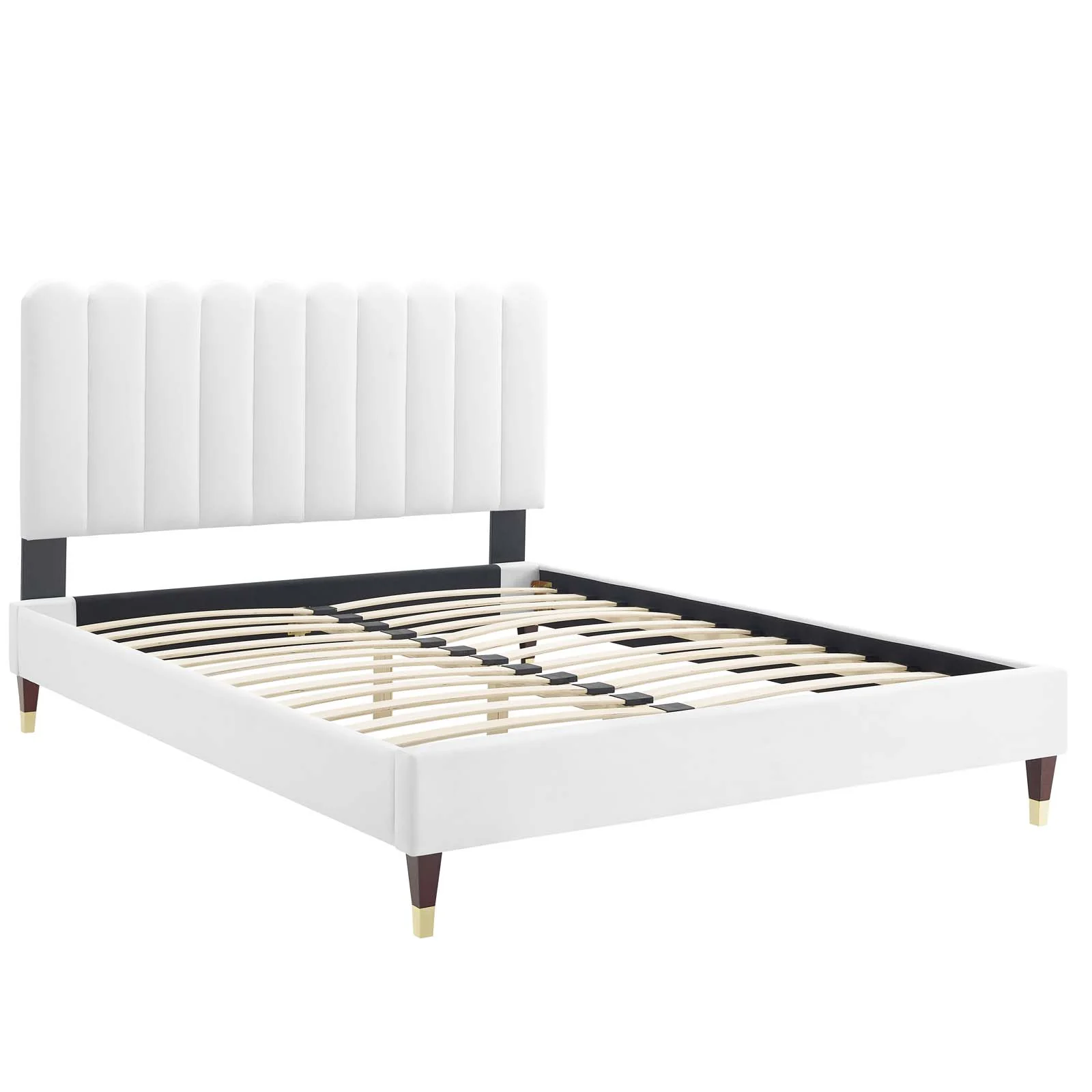 Reagan Twin Performance Velvet Platform Bed By Modway - MOD-6886 - Image 122