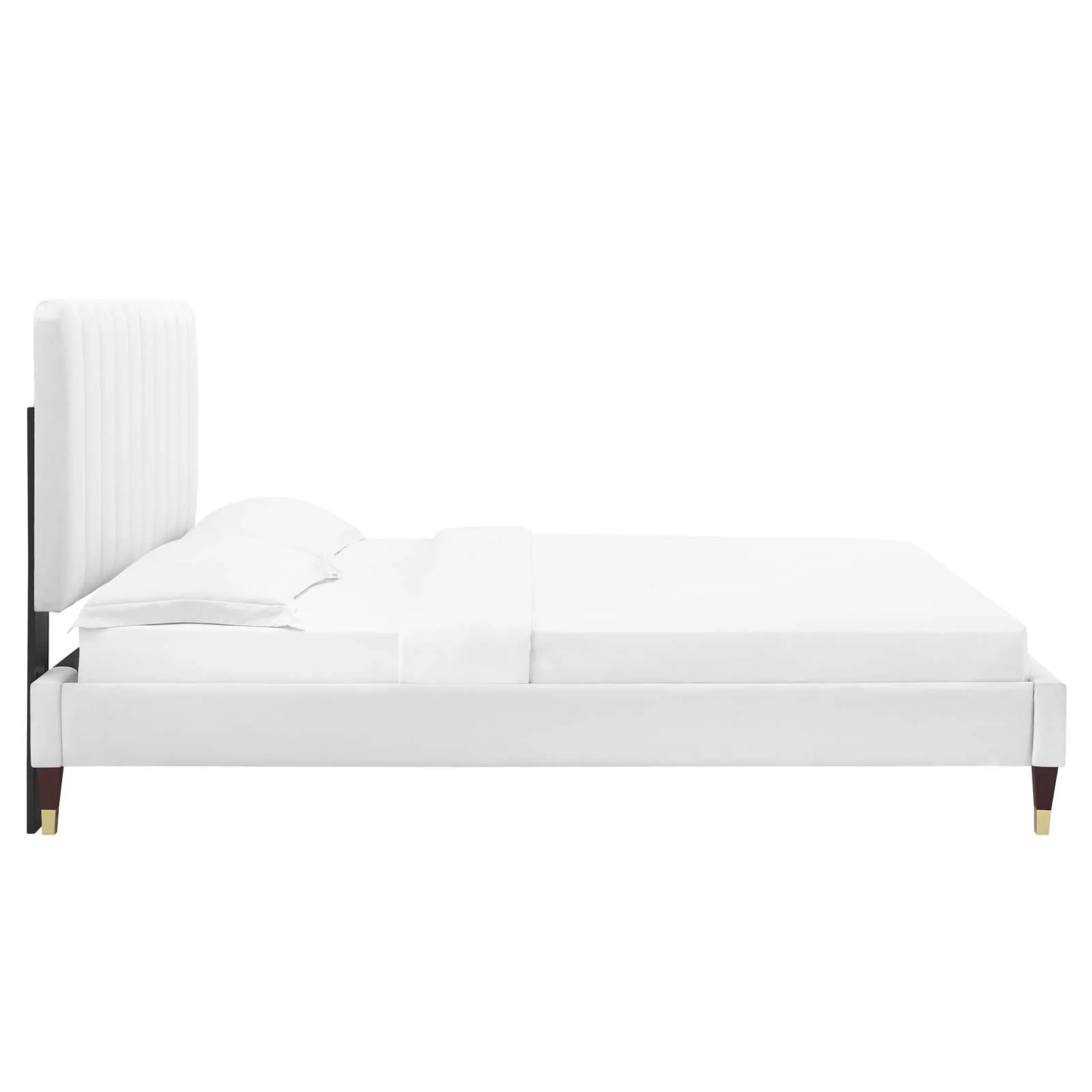 Reagan Twin Performance Velvet Platform Bed By Modway - MOD-6886 - Image 123