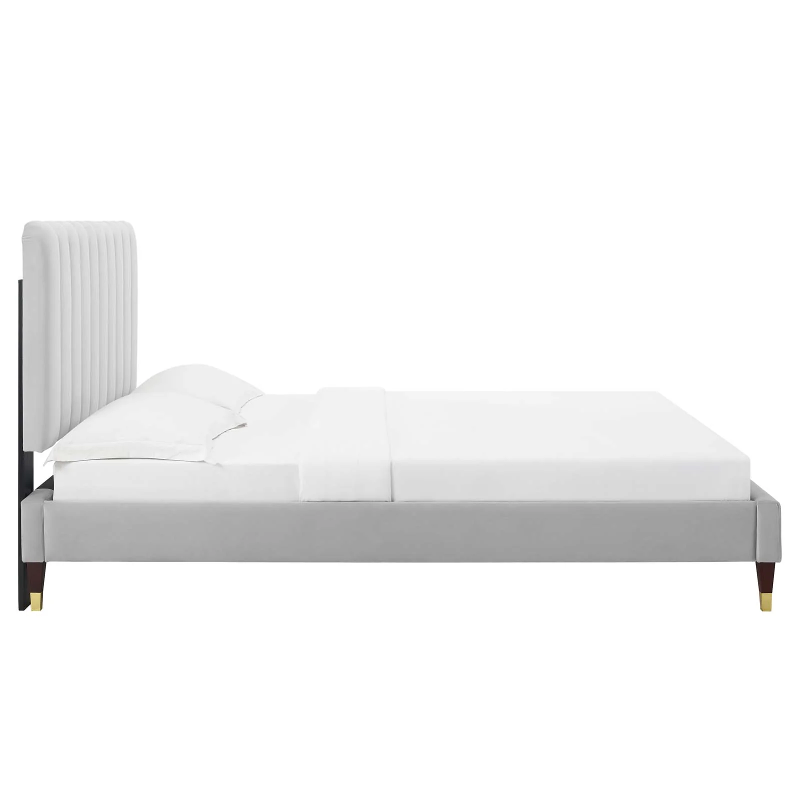 Reagan Twin Performance Velvet Platform Bed By Modway - MOD-6886 - Image 43