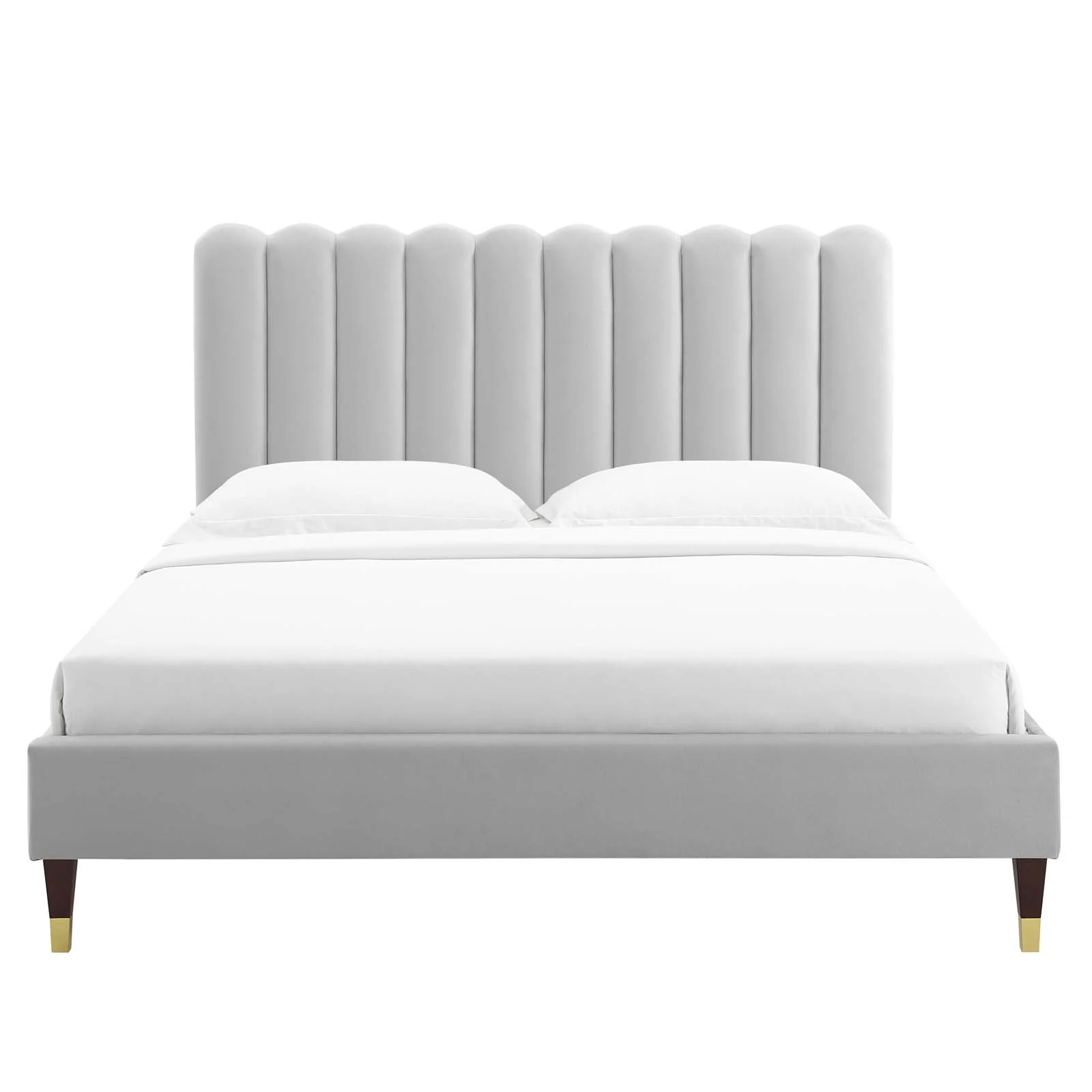 Reagan Twin Performance Velvet Platform Bed By Modway - MOD-6886 - Image 44