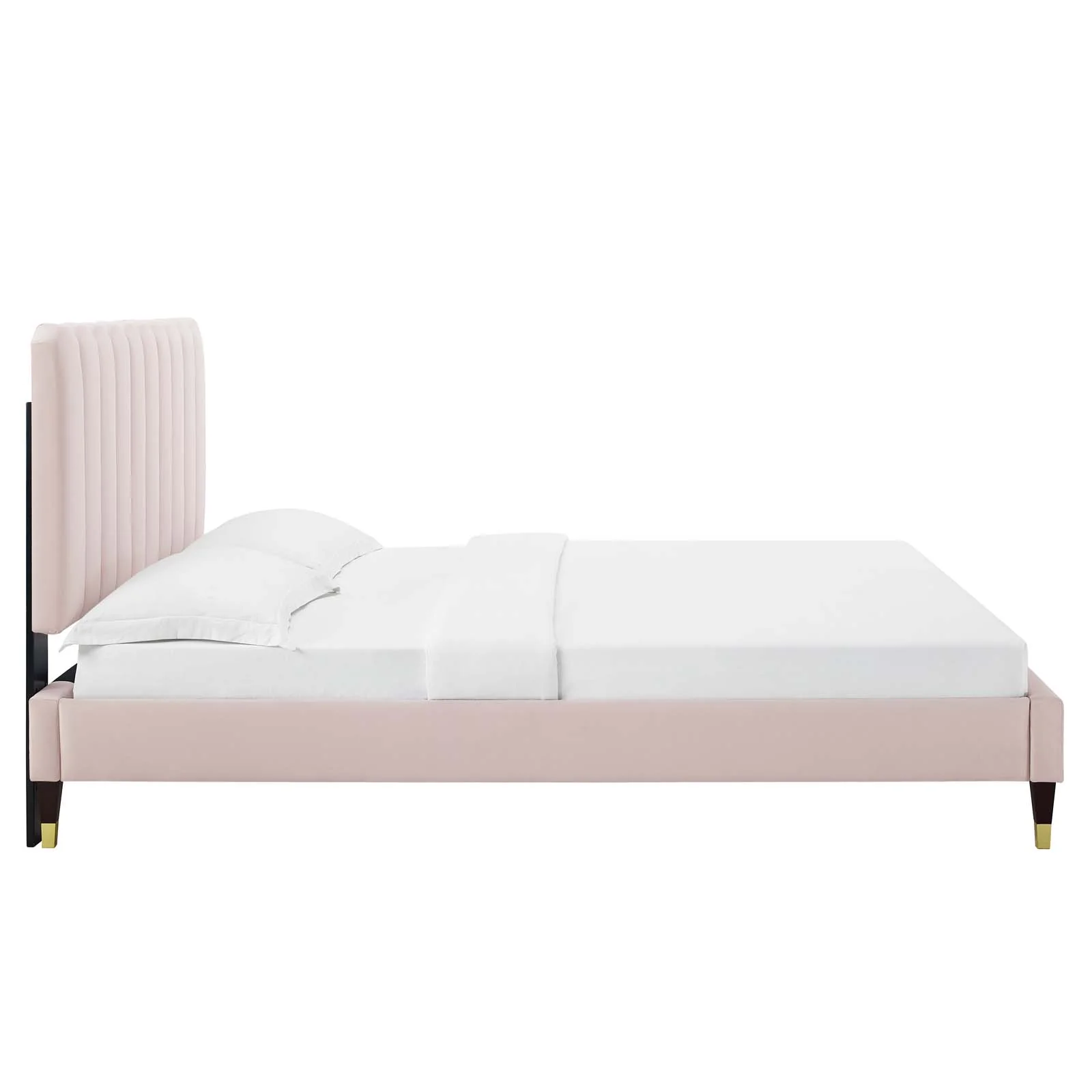 Reagan Twin Performance Velvet Platform Bed By Modway - MOD-6886 - Image 91