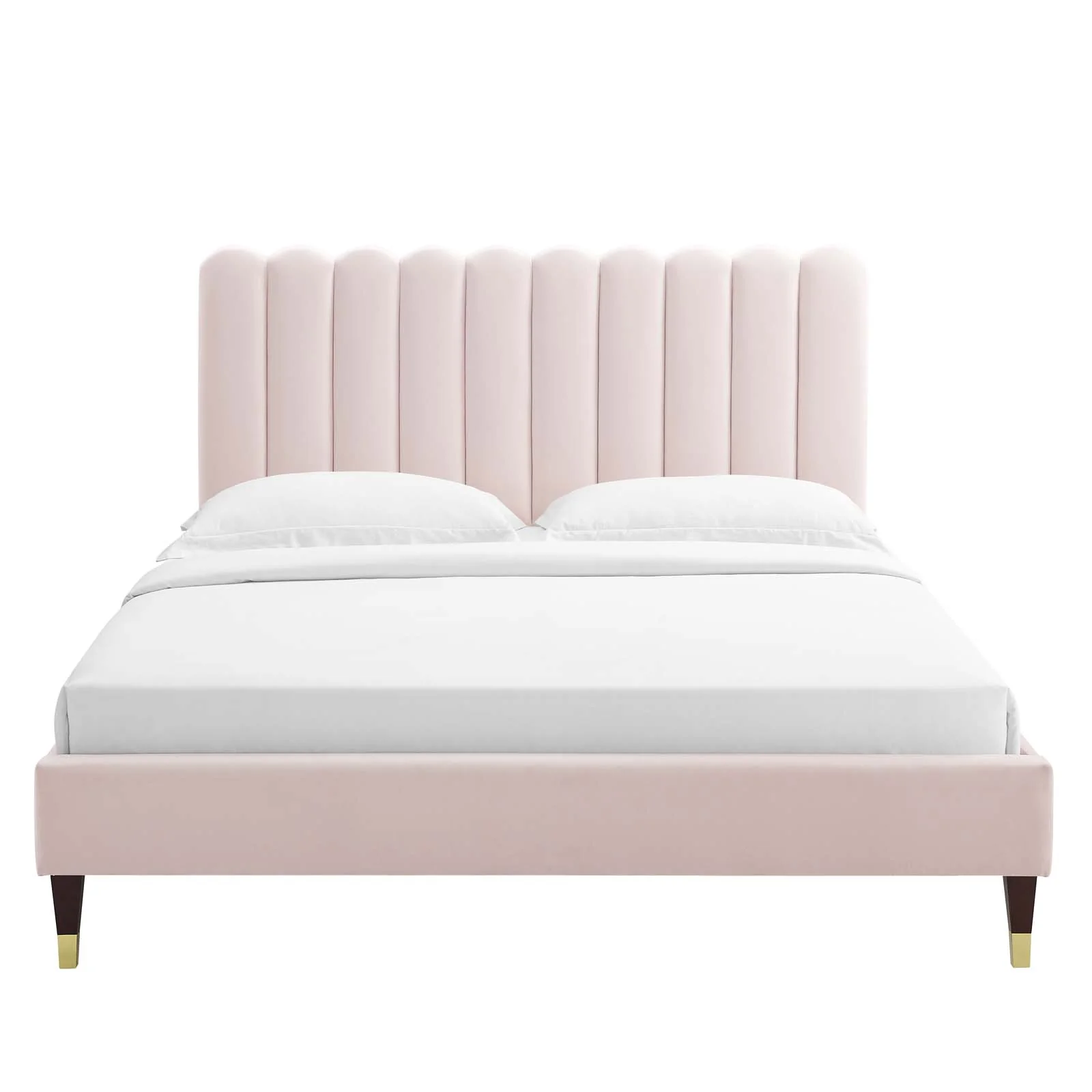 Reagan Twin Performance Velvet Platform Bed By Modway - MOD-6886 - Image 92