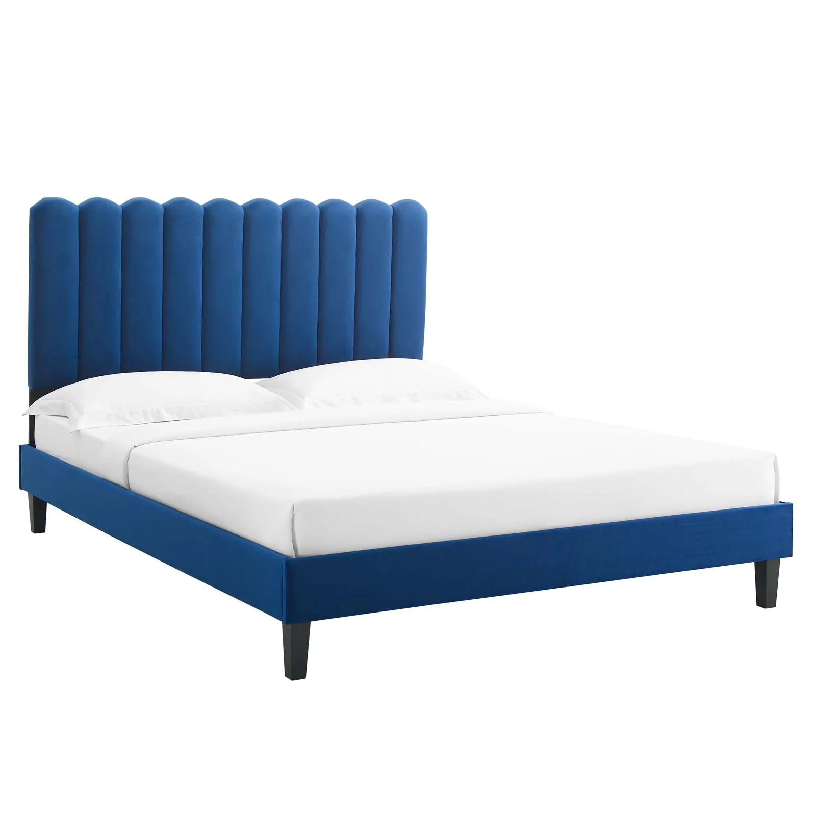 Reagan Twin Performance Velvet Platform Bed By Modway - MOD-6887 - Image 65