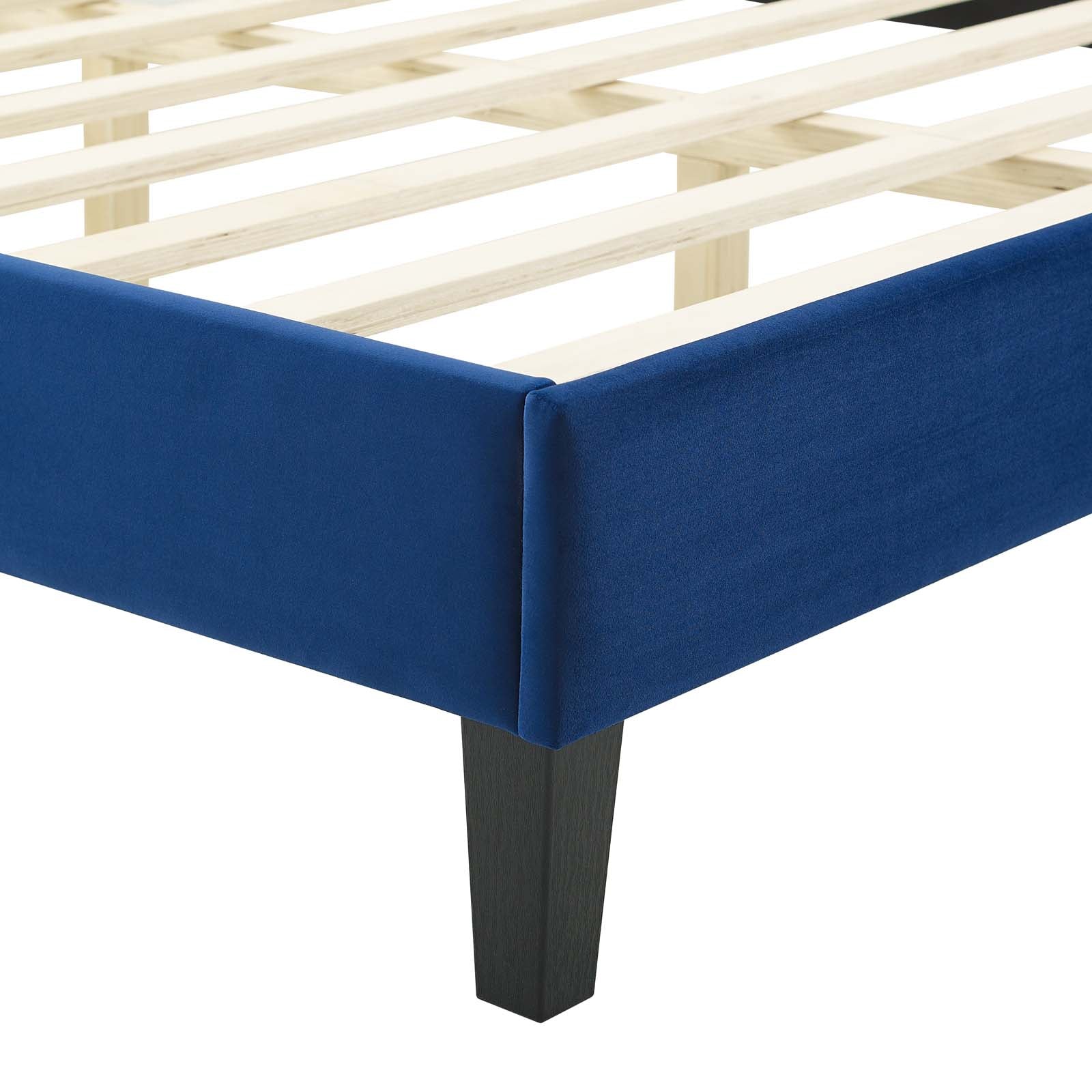 Reagan Twin Performance Velvet Platform Bed By Modway - MOD-6887 - Image 77