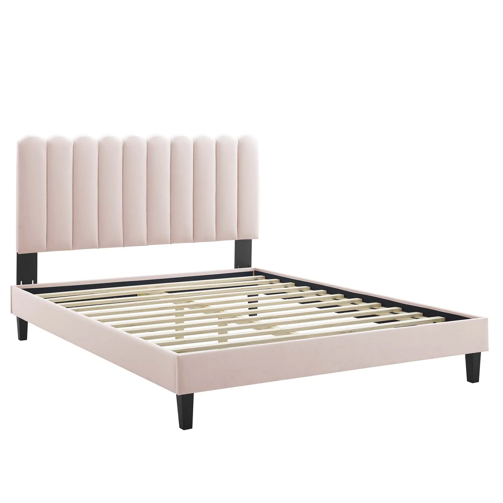 Reagan Twin Performance Velvet Platform Bed By Modway - MOD-6887 - Image 90