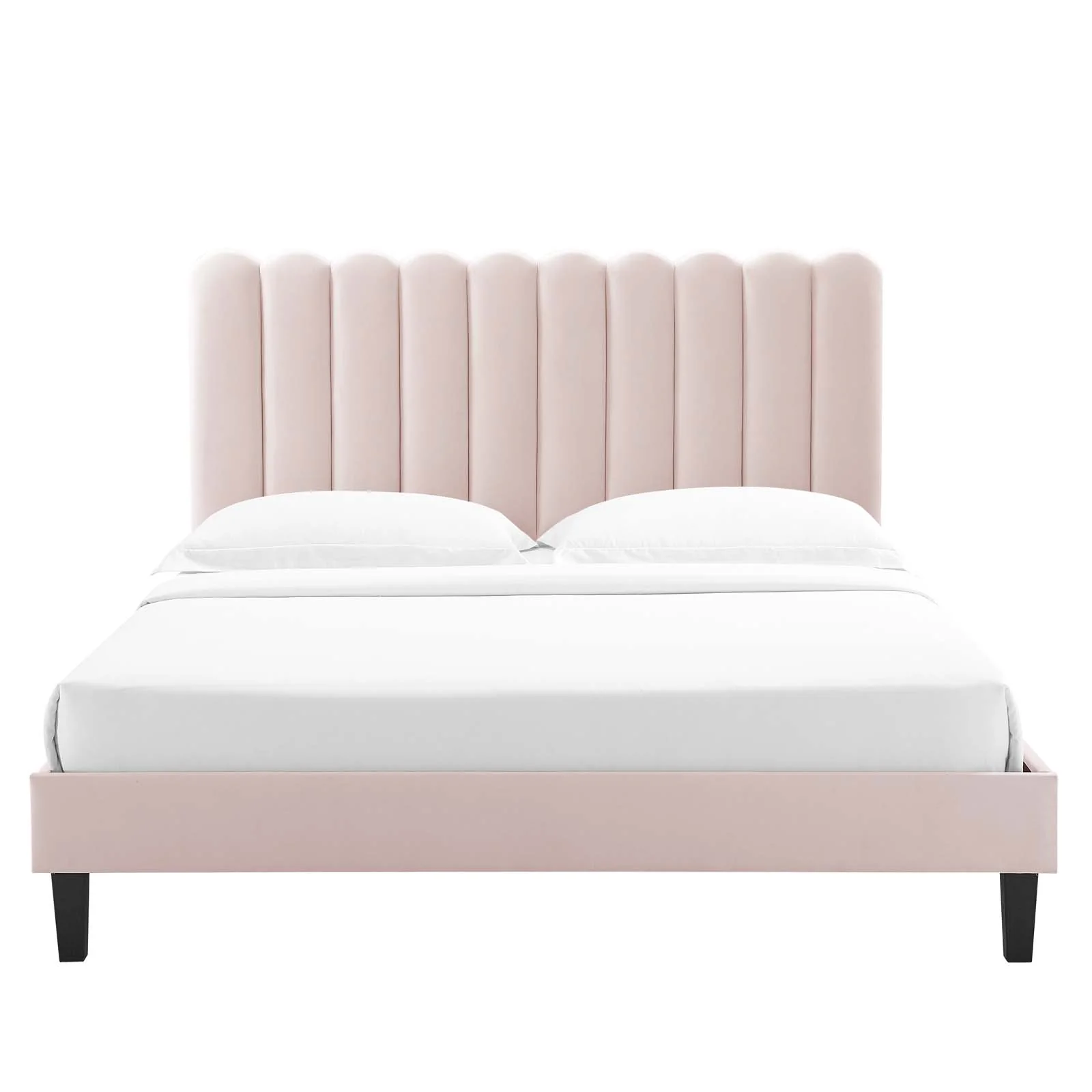 Reagan Twin Performance Velvet Platform Bed By Modway - MOD-6887 - Image 92