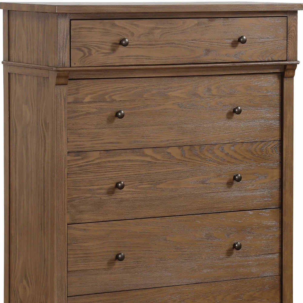 Reclaimed Oak Wood Chest By Homeroots - 347187 - Image 4